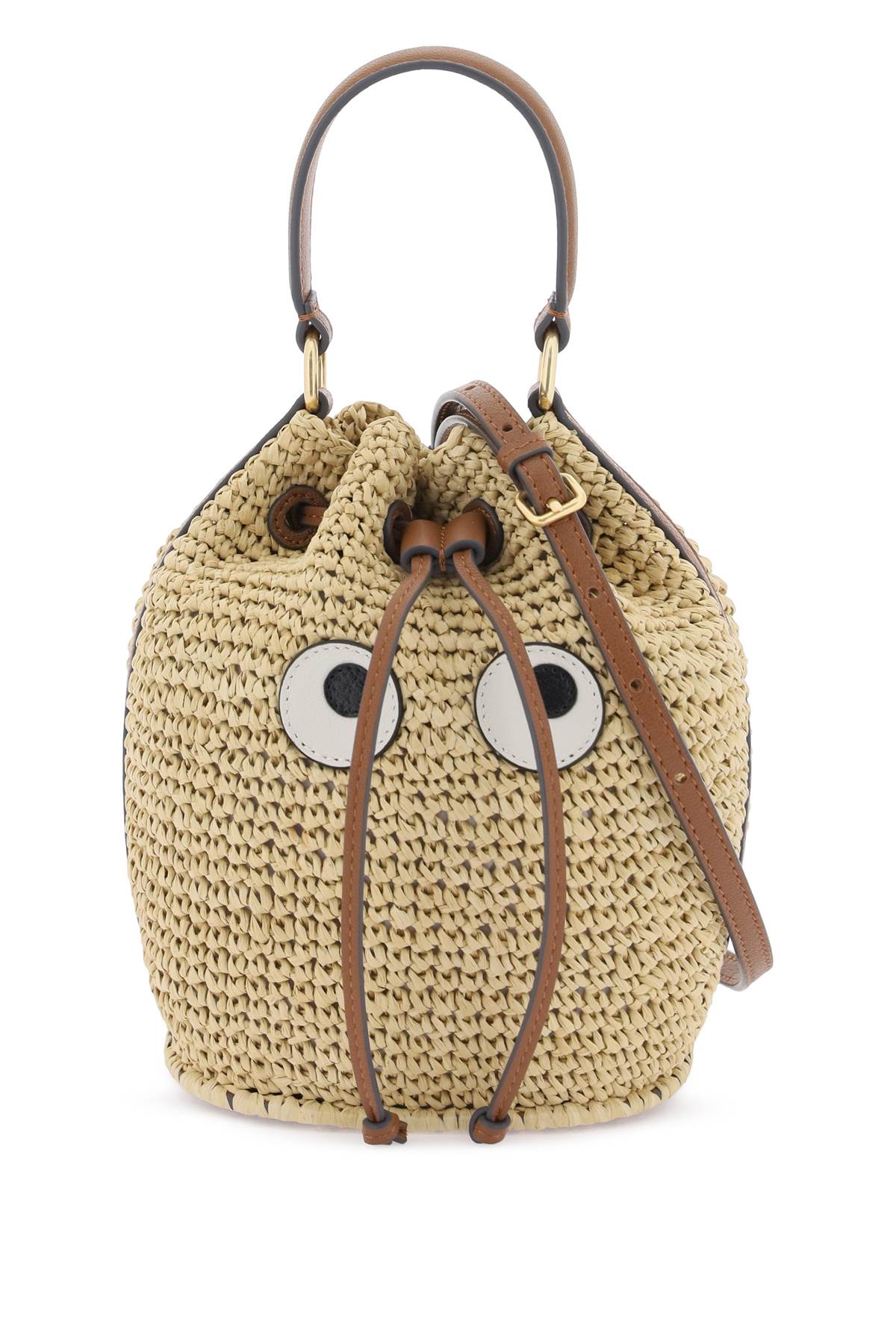 Anya Hindmarch ANYA HINDMARCH eyes raffia handbag