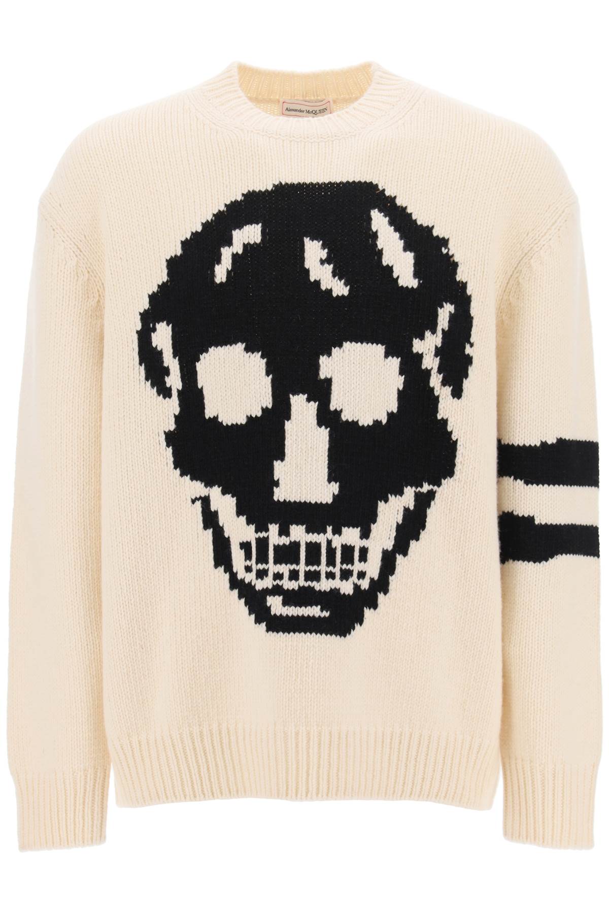 Alexander McQueen ALEXANDER MCQUEEN wool cashmere skull sweater