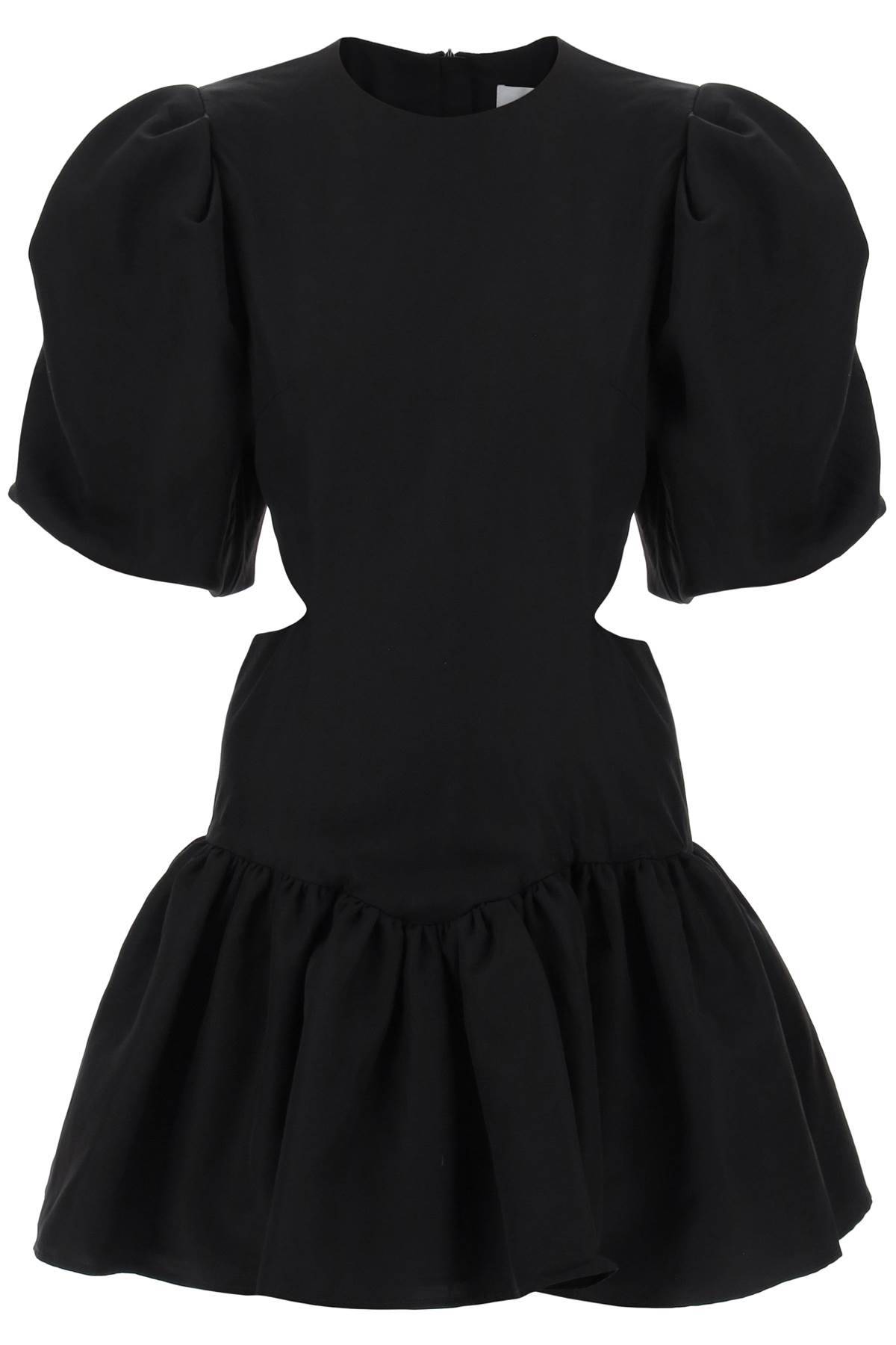 Msgm MSGM mini dress with balloon sleeves and cut-outs