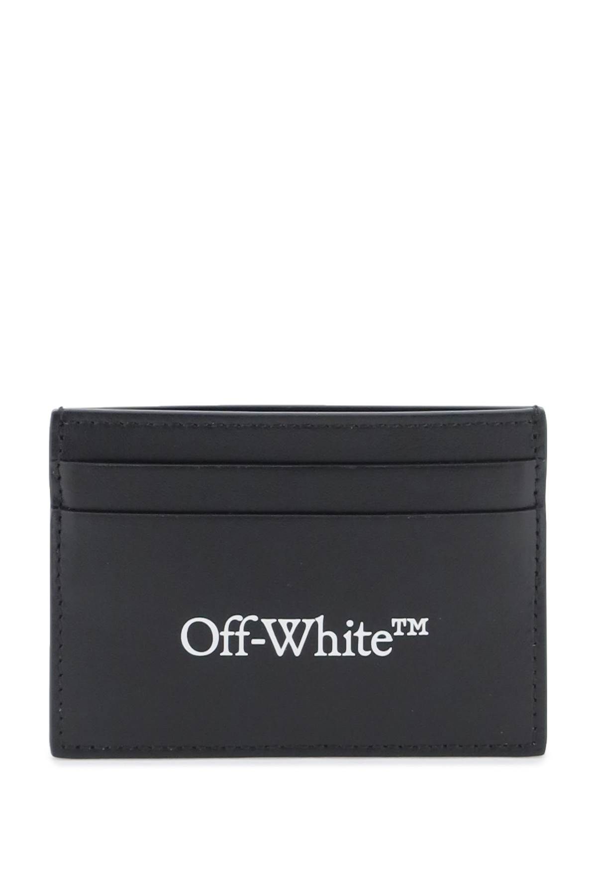 OFF-WHITE OFF-WHITE bookish logo card holder