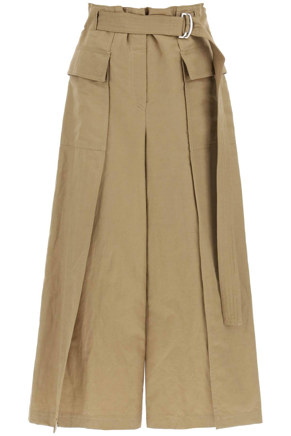 Weekend Max Mara WEEKEND MAX MARA flared linen and cotton trousers
