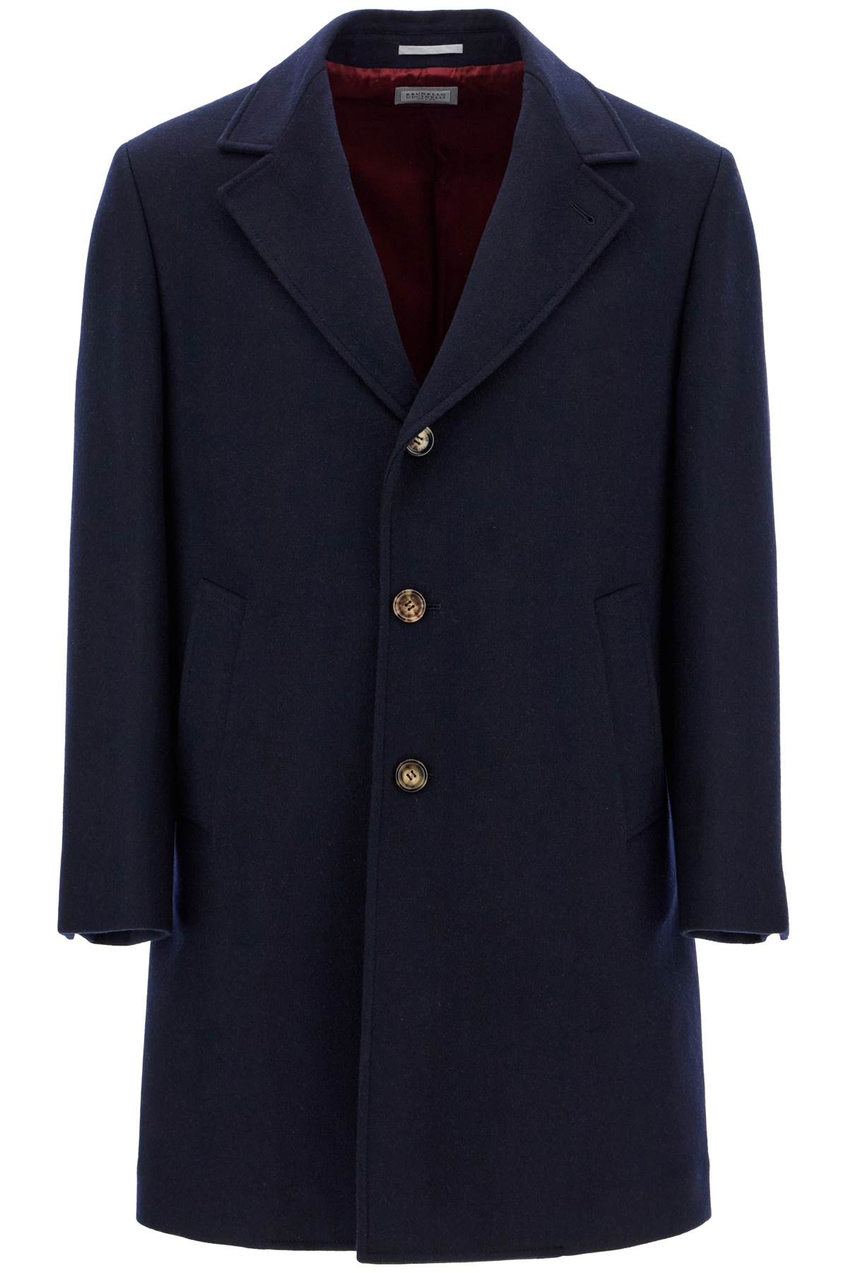 Brunello Cucinelli BRUNELLO CUCINELLI wool beaver coat in eight