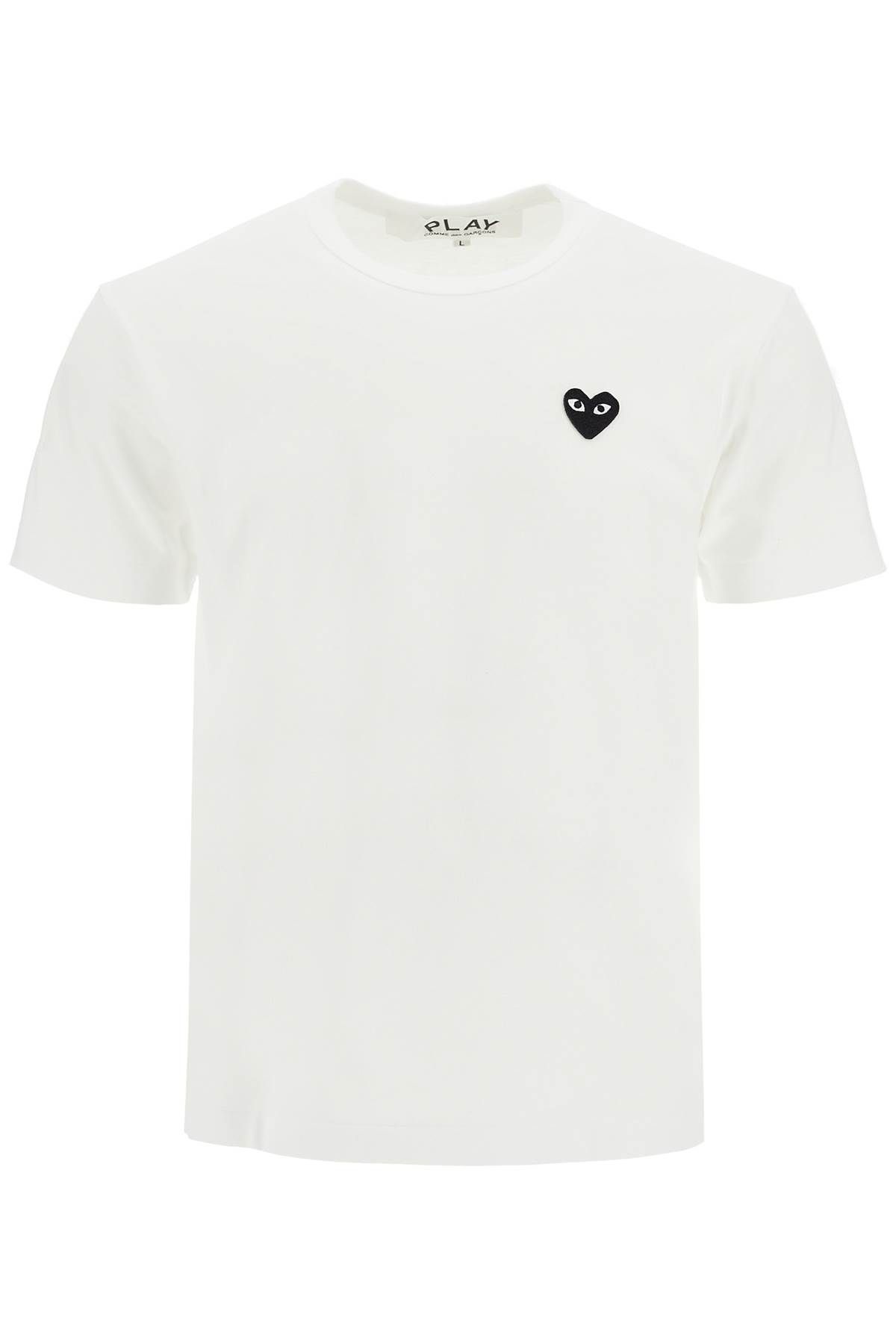 Comme Des Garçons Play COMME DES GARCONS PLAY t-shirt with patch design