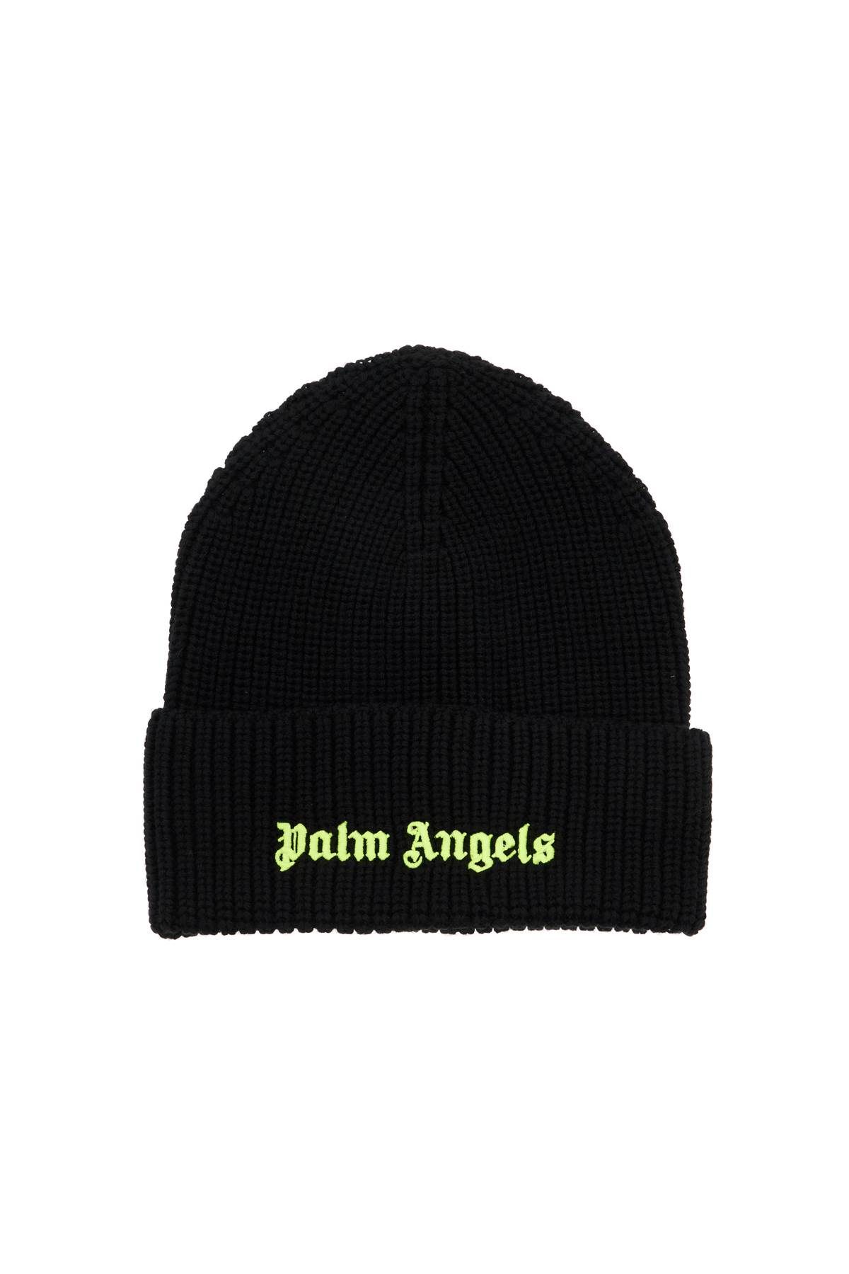 PALM ANGELS PALM ANGELS fluorescent logo beanie