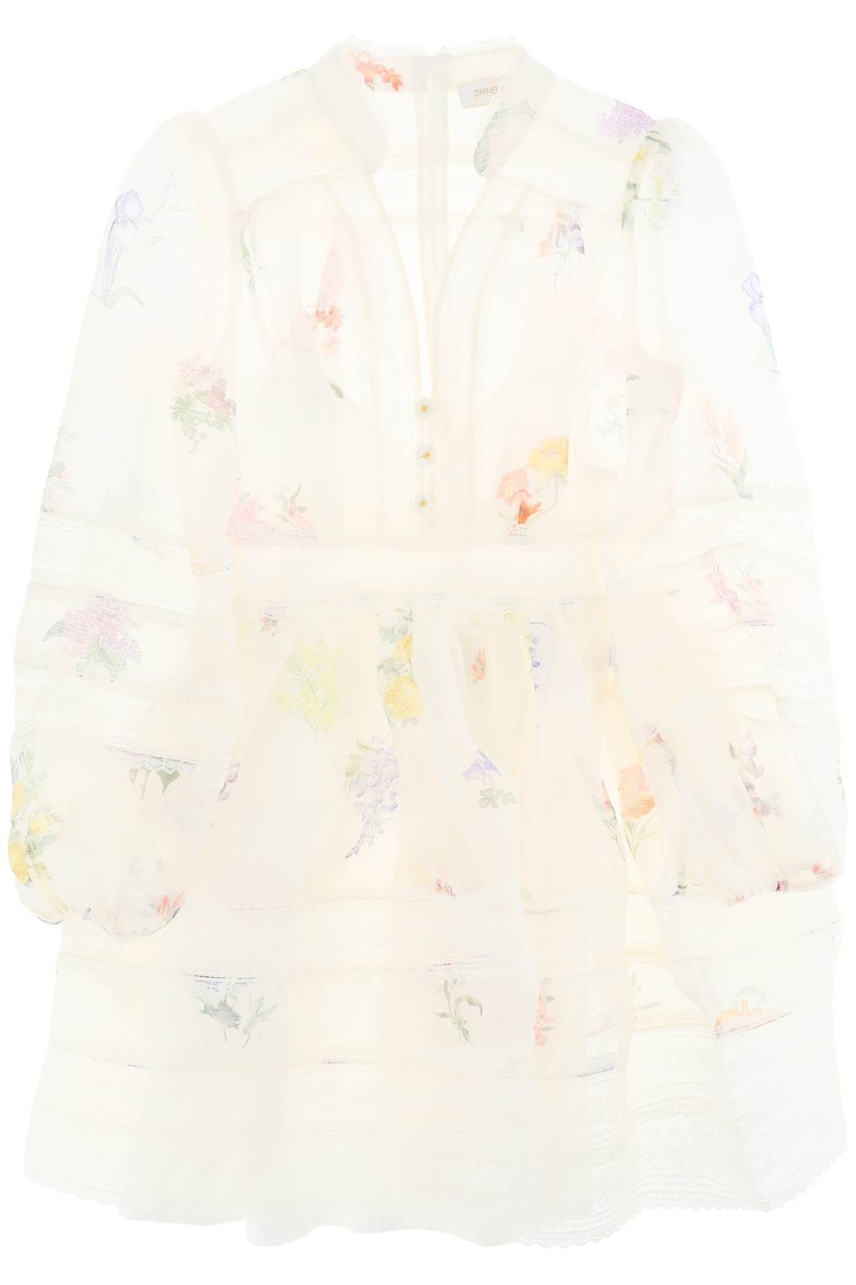 Zimmermann ZIMMERMANN "mini nature floral organza dress"