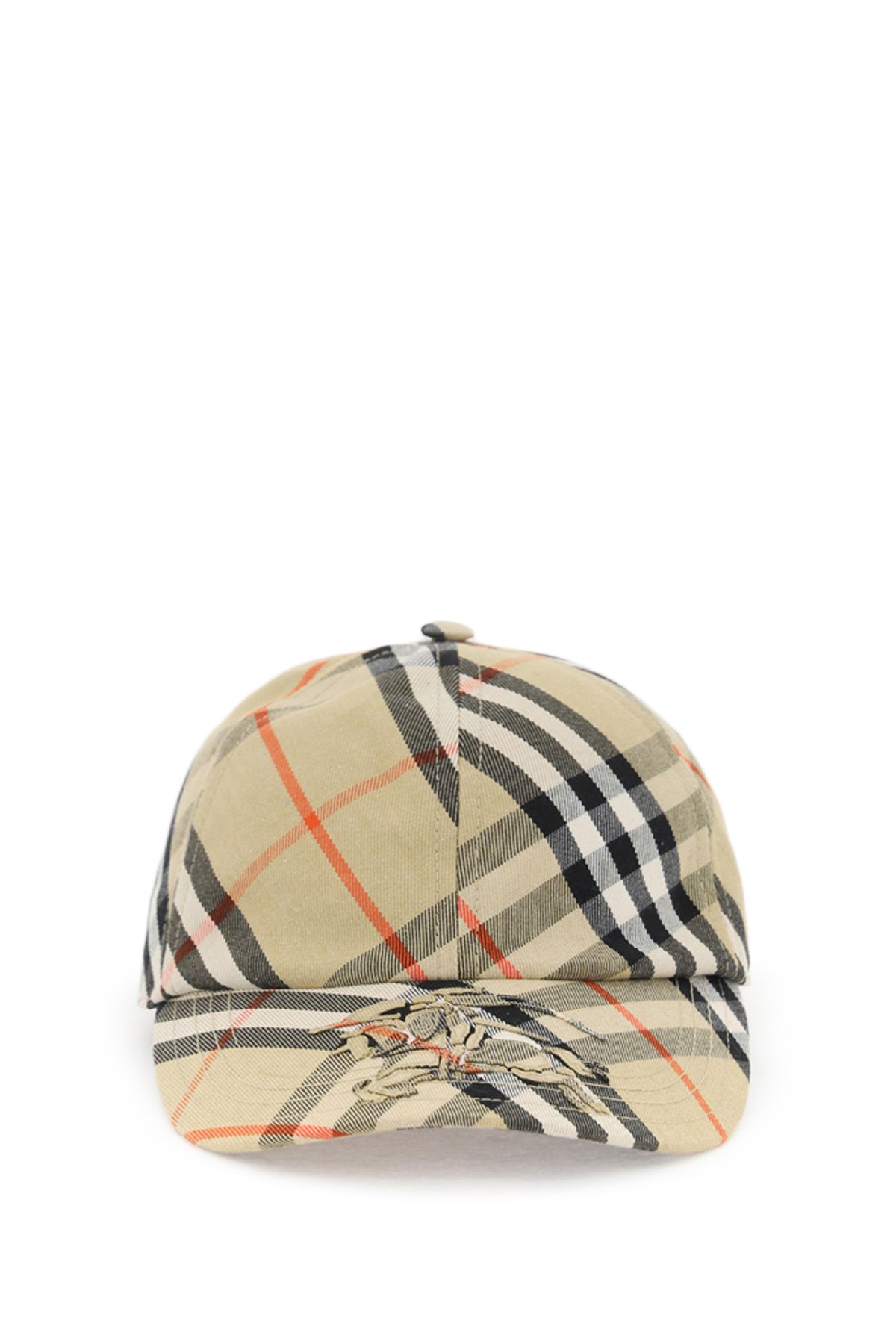 Burberry BURBERRY ered baseball cap in cotton blend