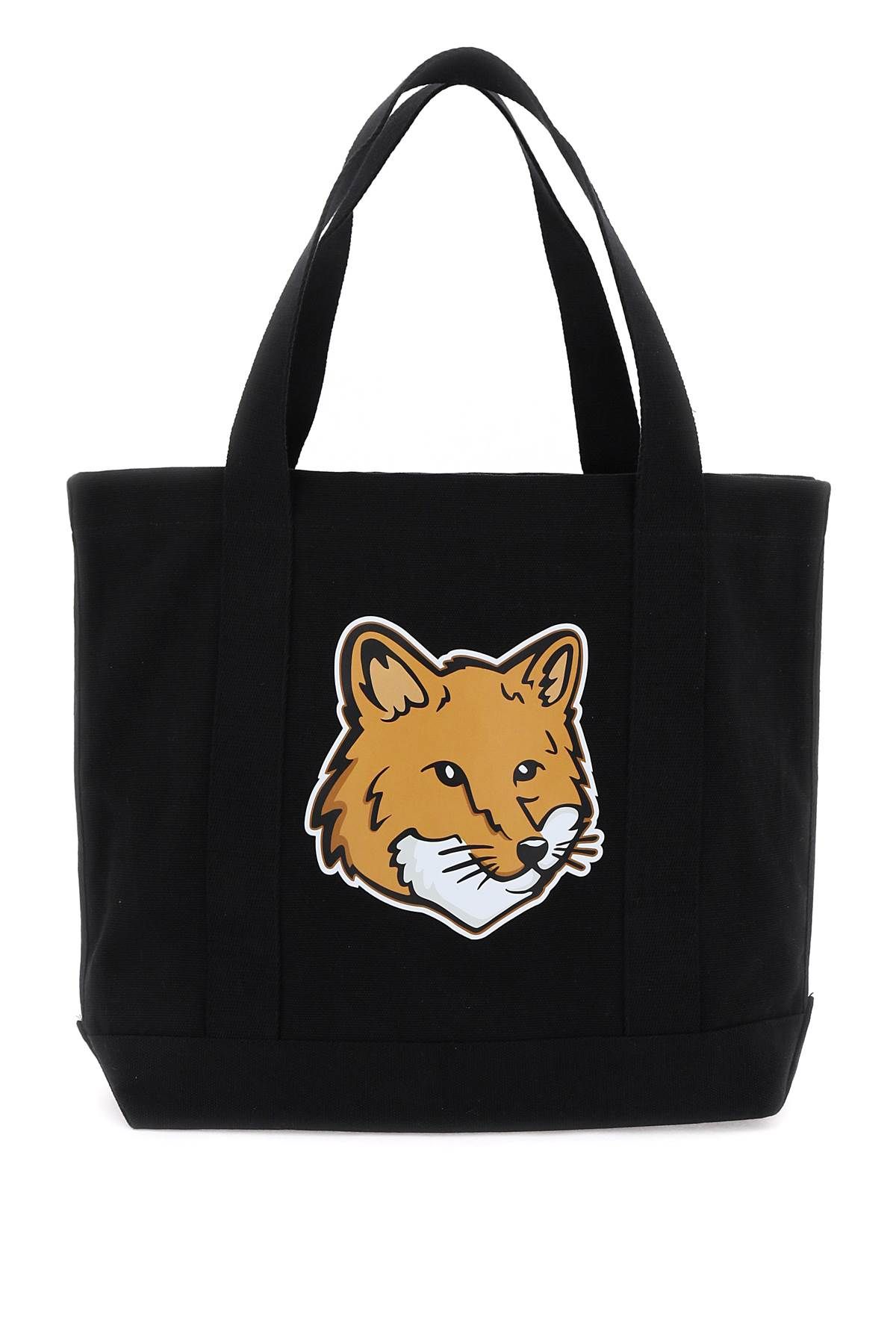 Maison Kitsuné MAISON KITSUNE fox head tote bag