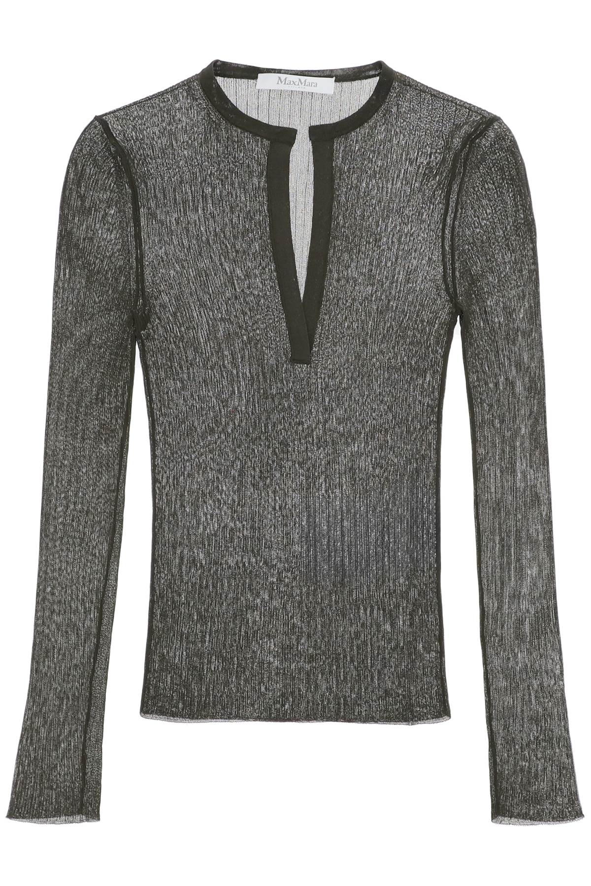 Max Mara MAX MARA long-sleeved ribbed knit top for men