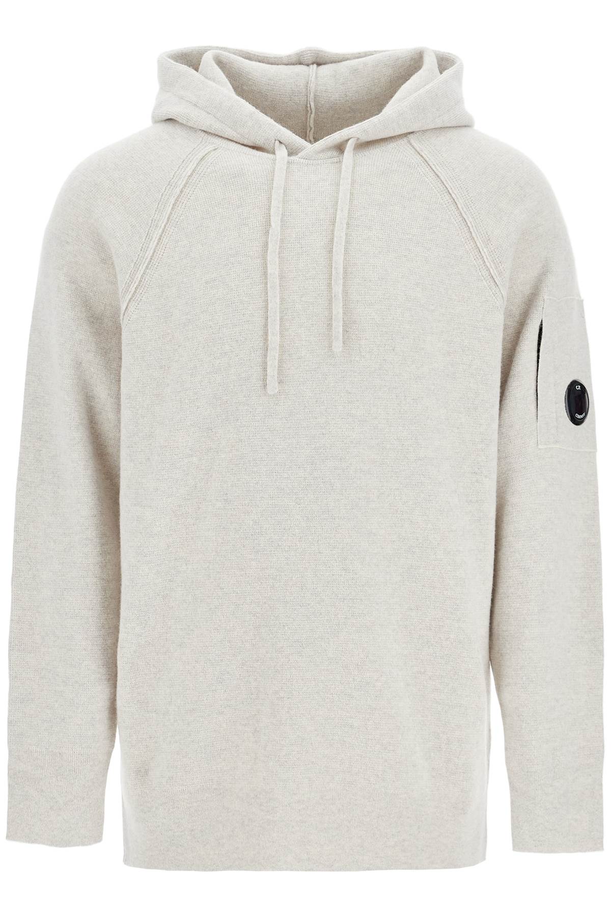 CP COMPANY CP COMPANY hooded sweatshirt in wool blend