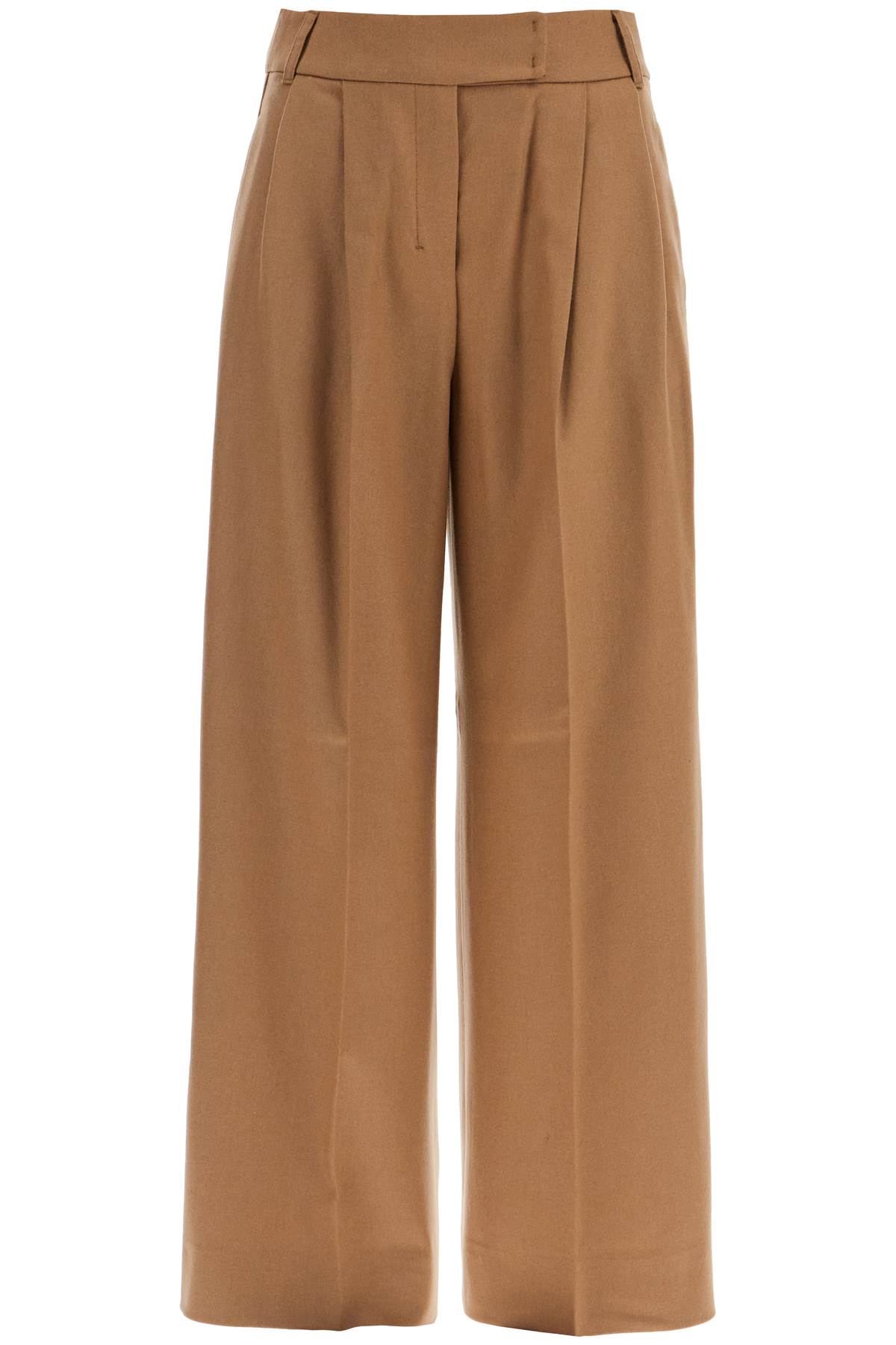  'S MAX MARA wide flannel trousers for comfortable