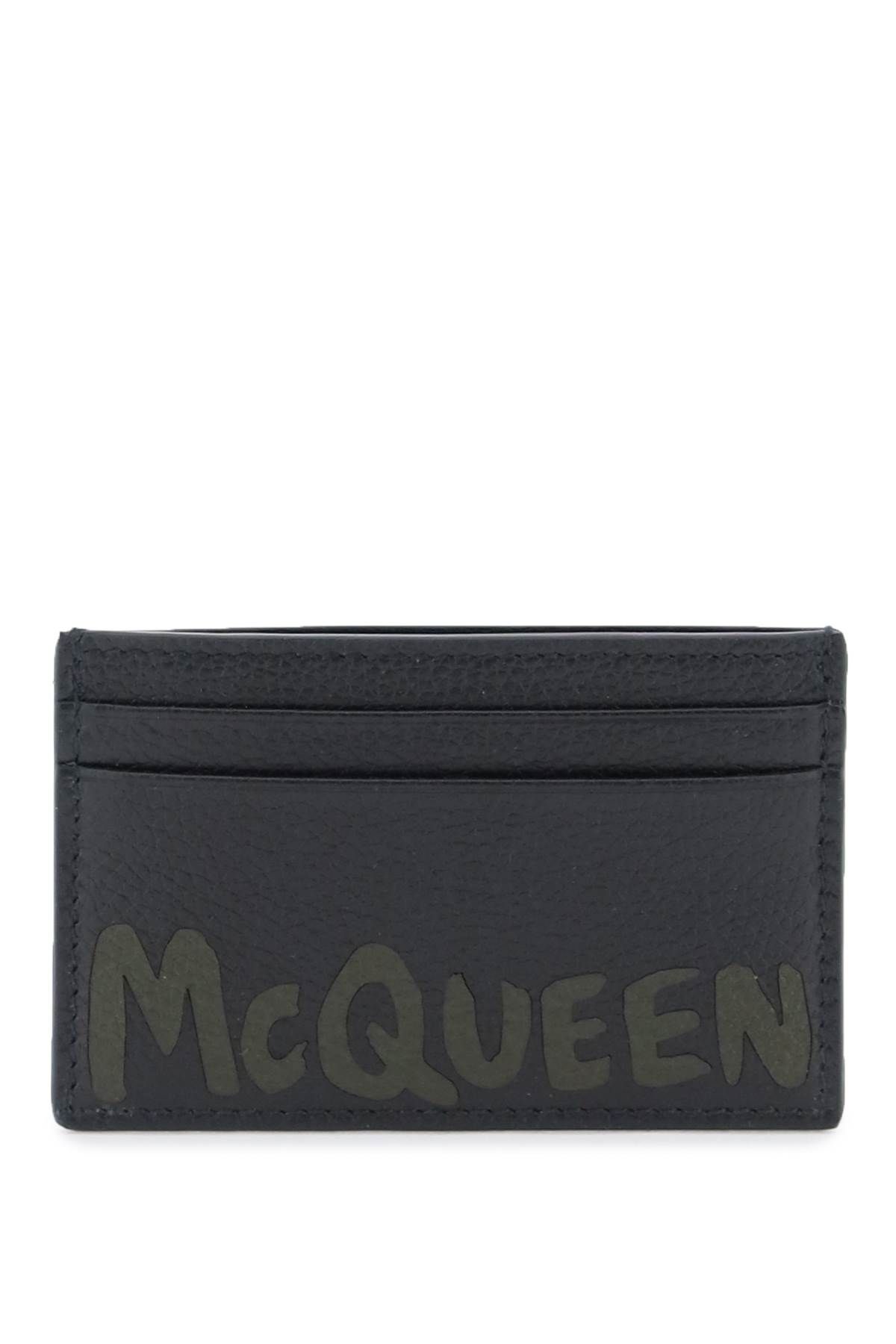 Alexander McQueen ALEXANDER MCQUEEN graffiti cardholder