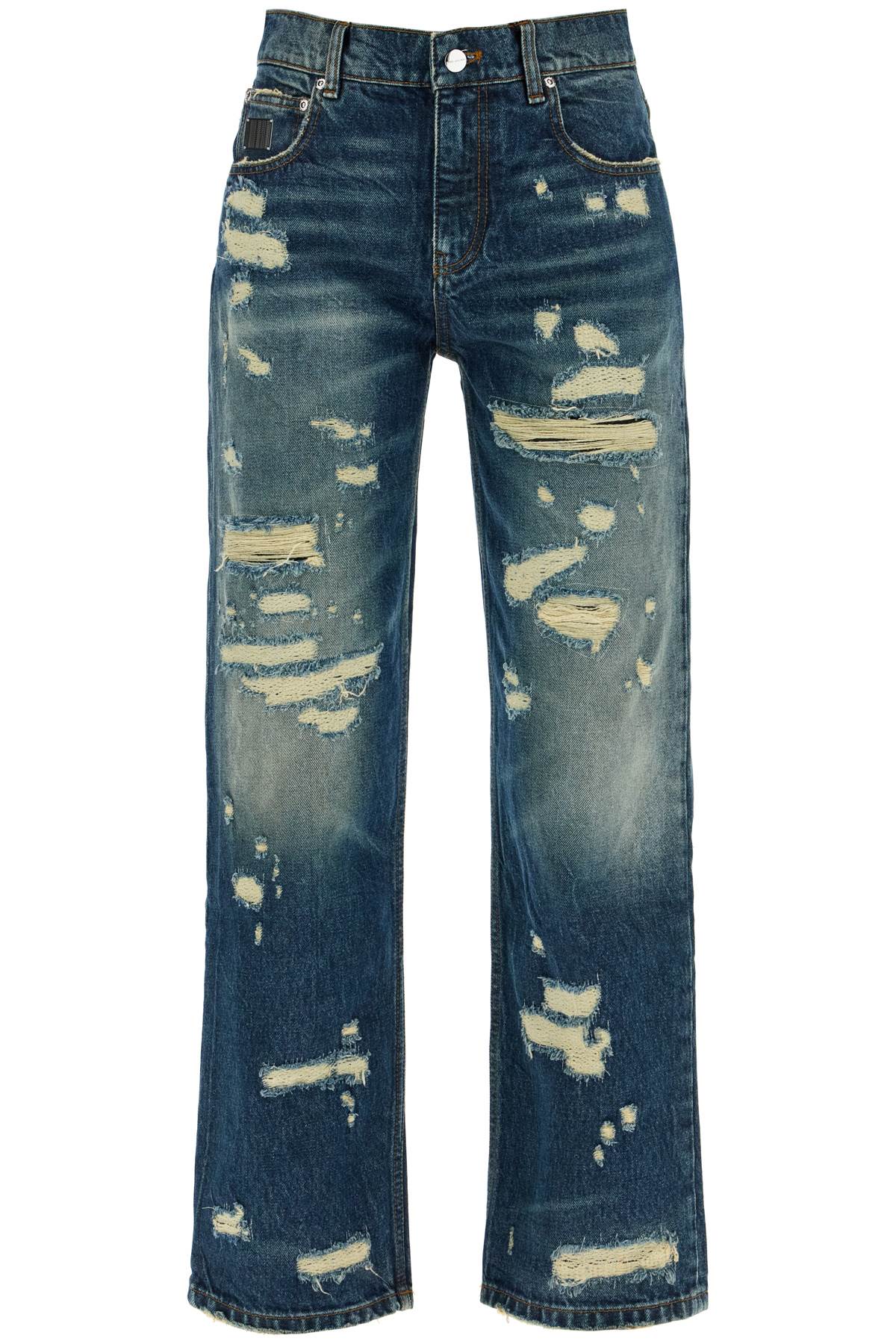 Marc Jacobs MARC JACOBS jeans 'the rip and repair straight jean