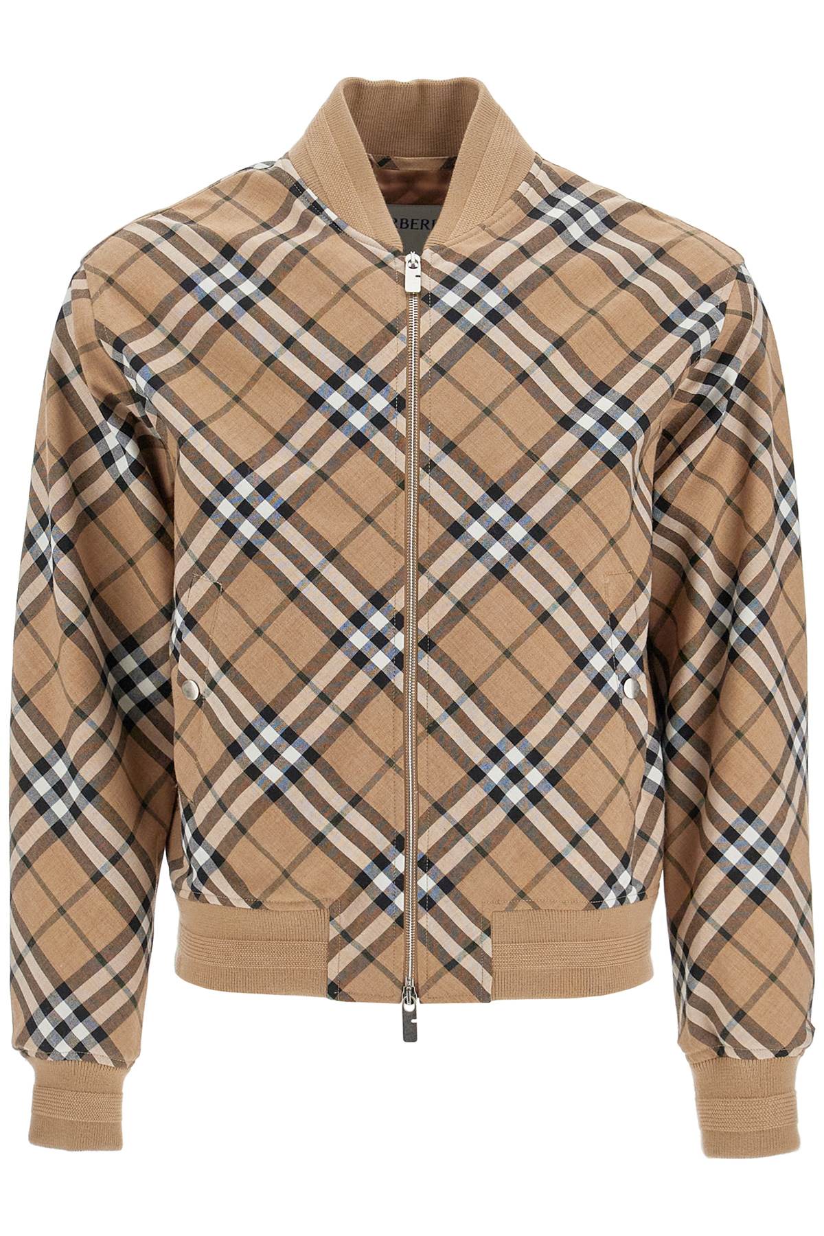 Burberry BURBERRY ered harrington jacket in wool blend