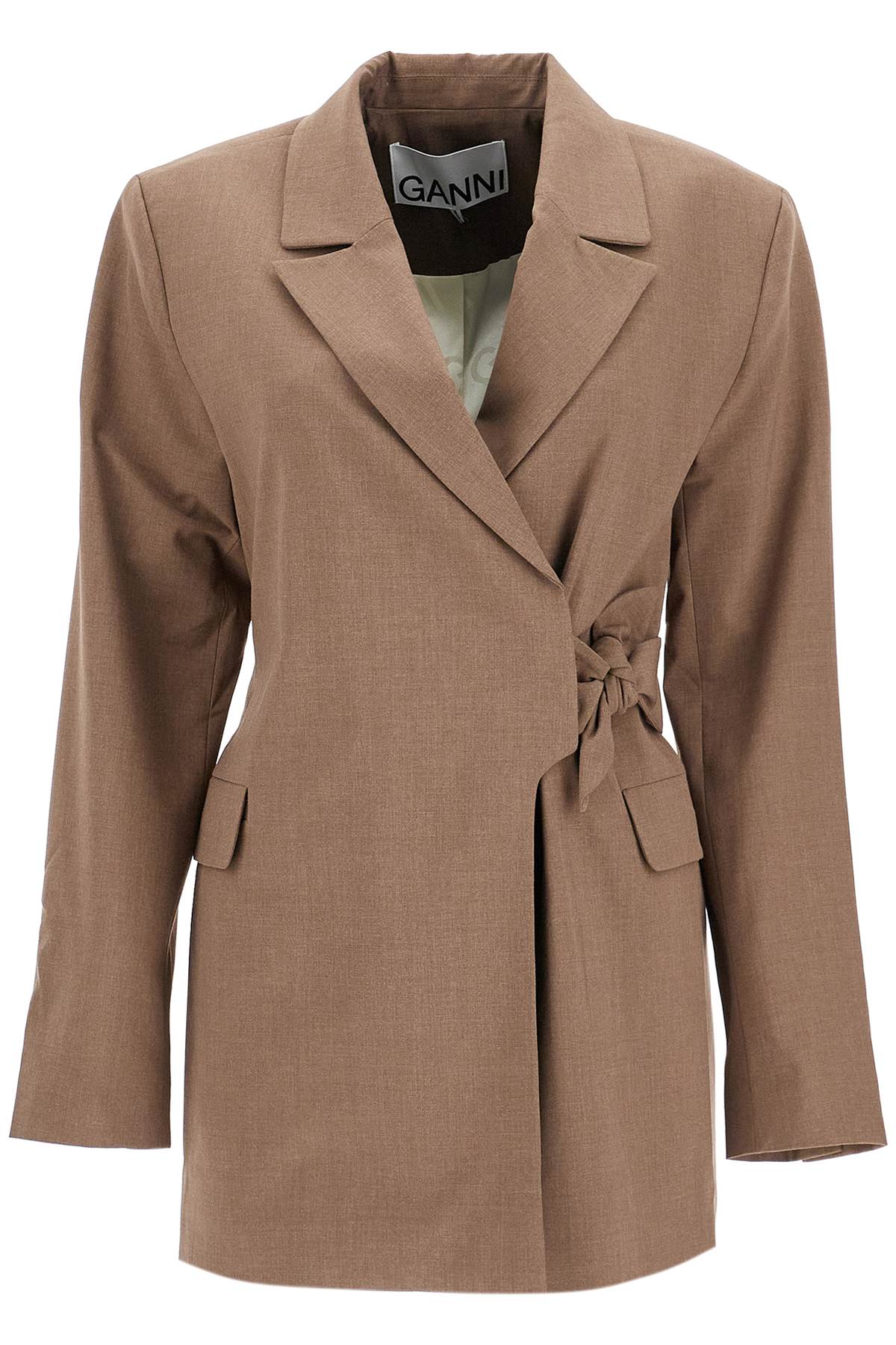 Ganni GANNI double-breasted blazer with