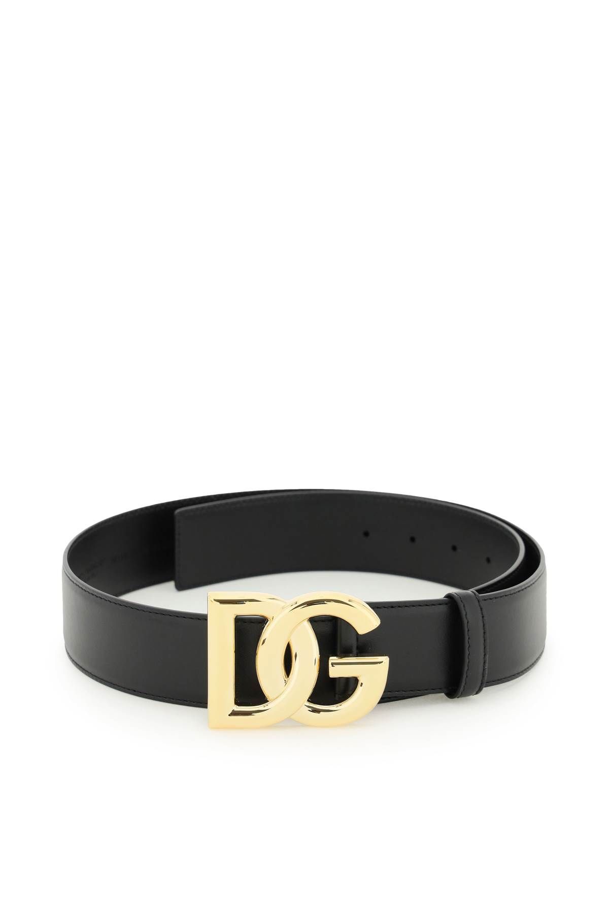 Dolce & Gabbana DOLCE & GABBANA leather belt with logo buckle