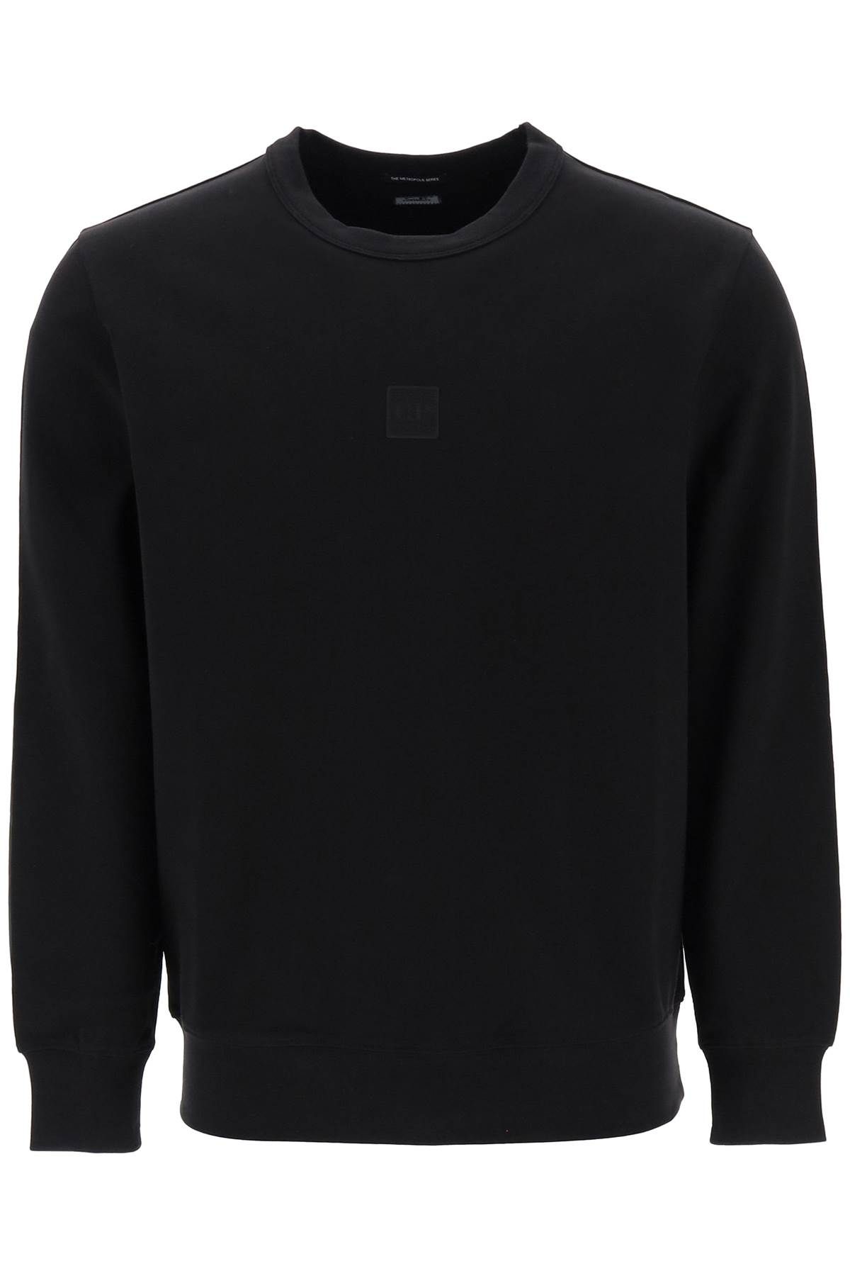 CP COMPANY CP COMPANY crew-neck sweatshirt with logo badge