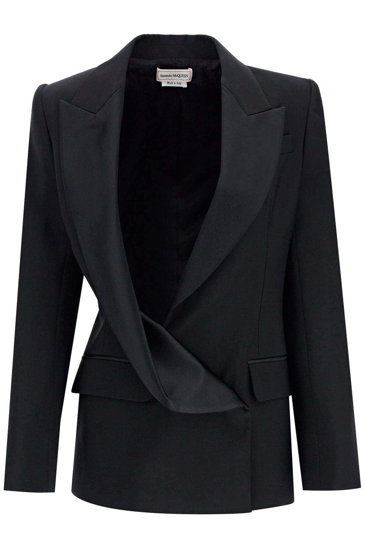 Alexander McQueen ALEXANDER MCQUEEN wool tuxedo jacket