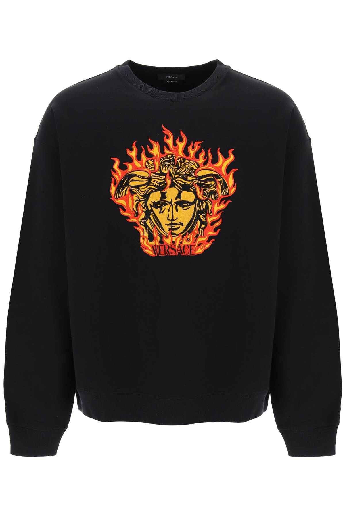 Versace VERSACE medusa flame sweatshirt