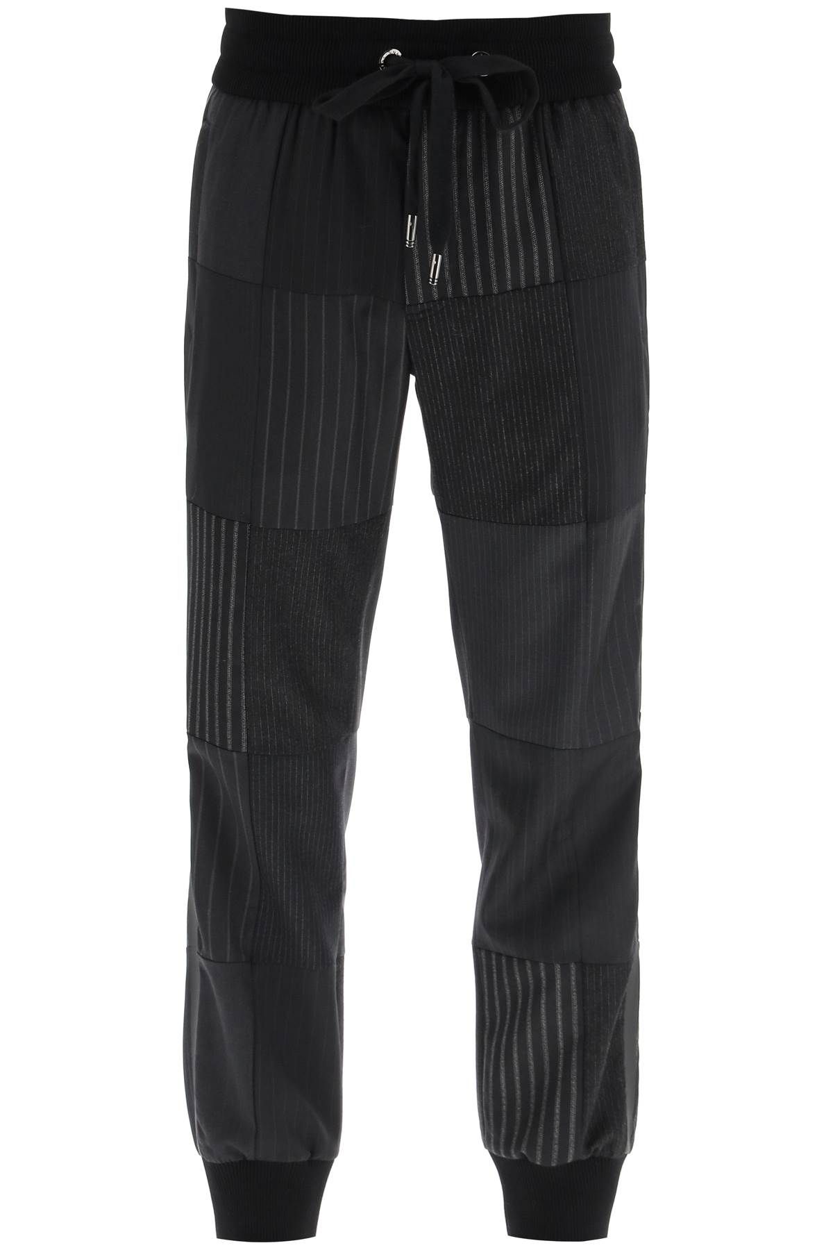 Dolce & Gabbana DOLCE & GABBANA patchwork wool joggers