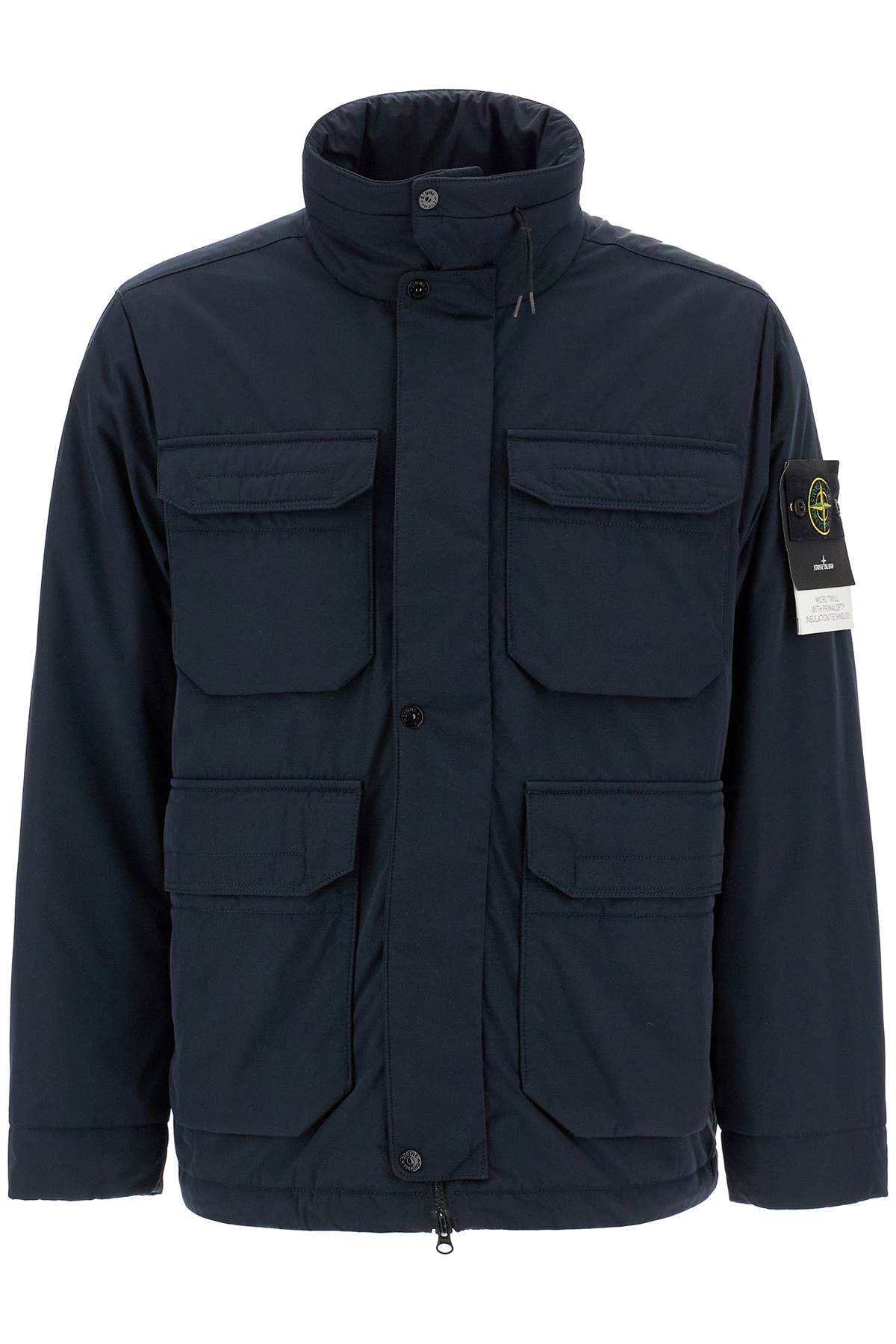 Stone Island STONE ISLAND multi-pocket micro twill jacket