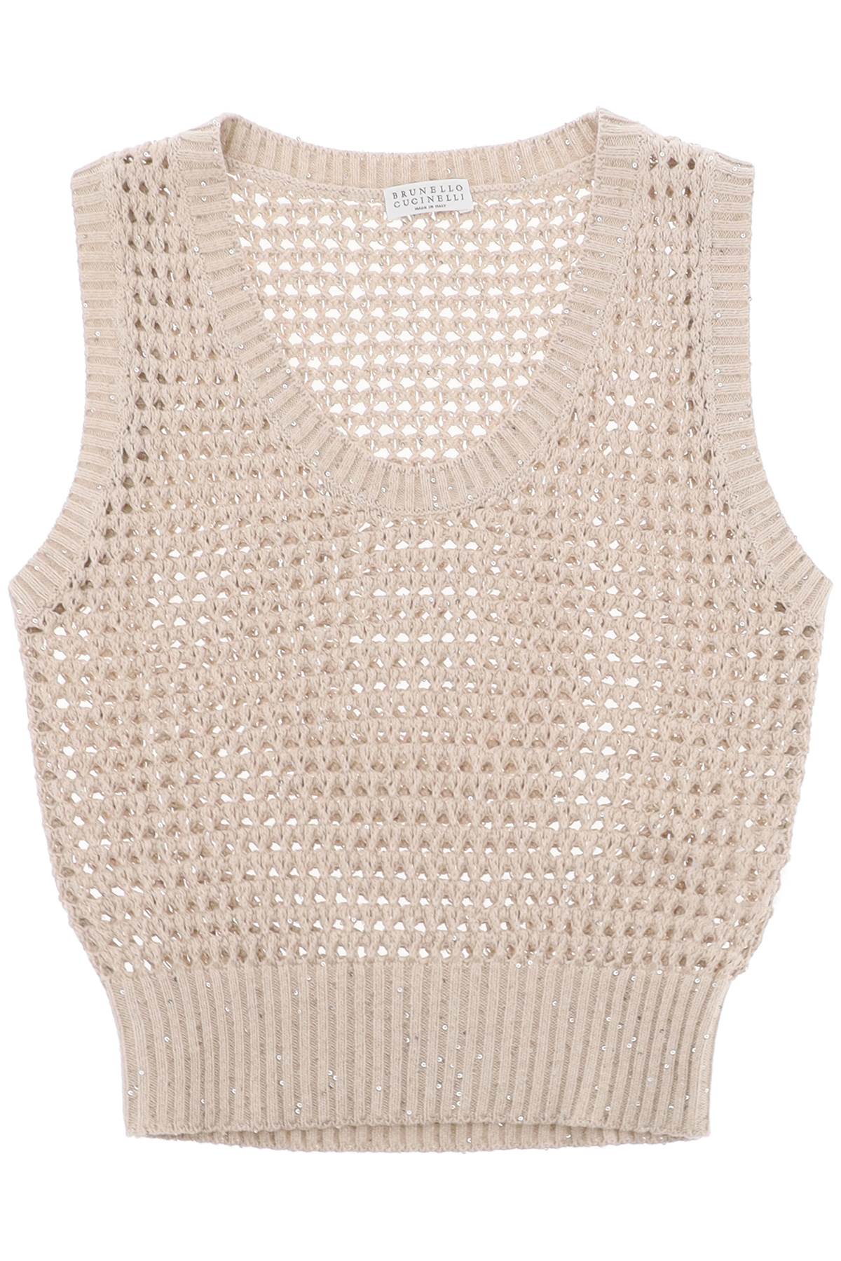 Brunello Cucinelli BRUNELLO CUCINELLI knit top with sparkling details