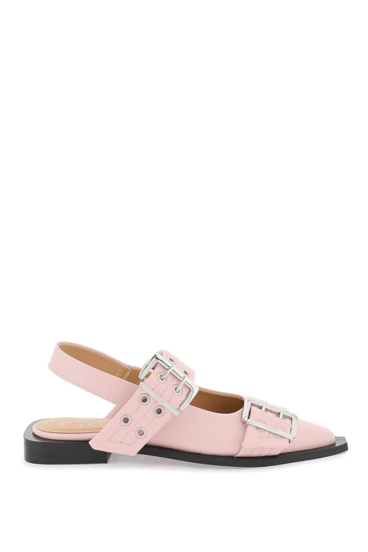 Ganni GANNI slingback flats