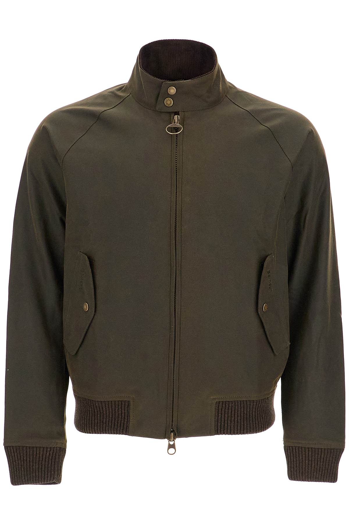  BARBOUR x BARACUTA cinonnwaxed cotton bomber door