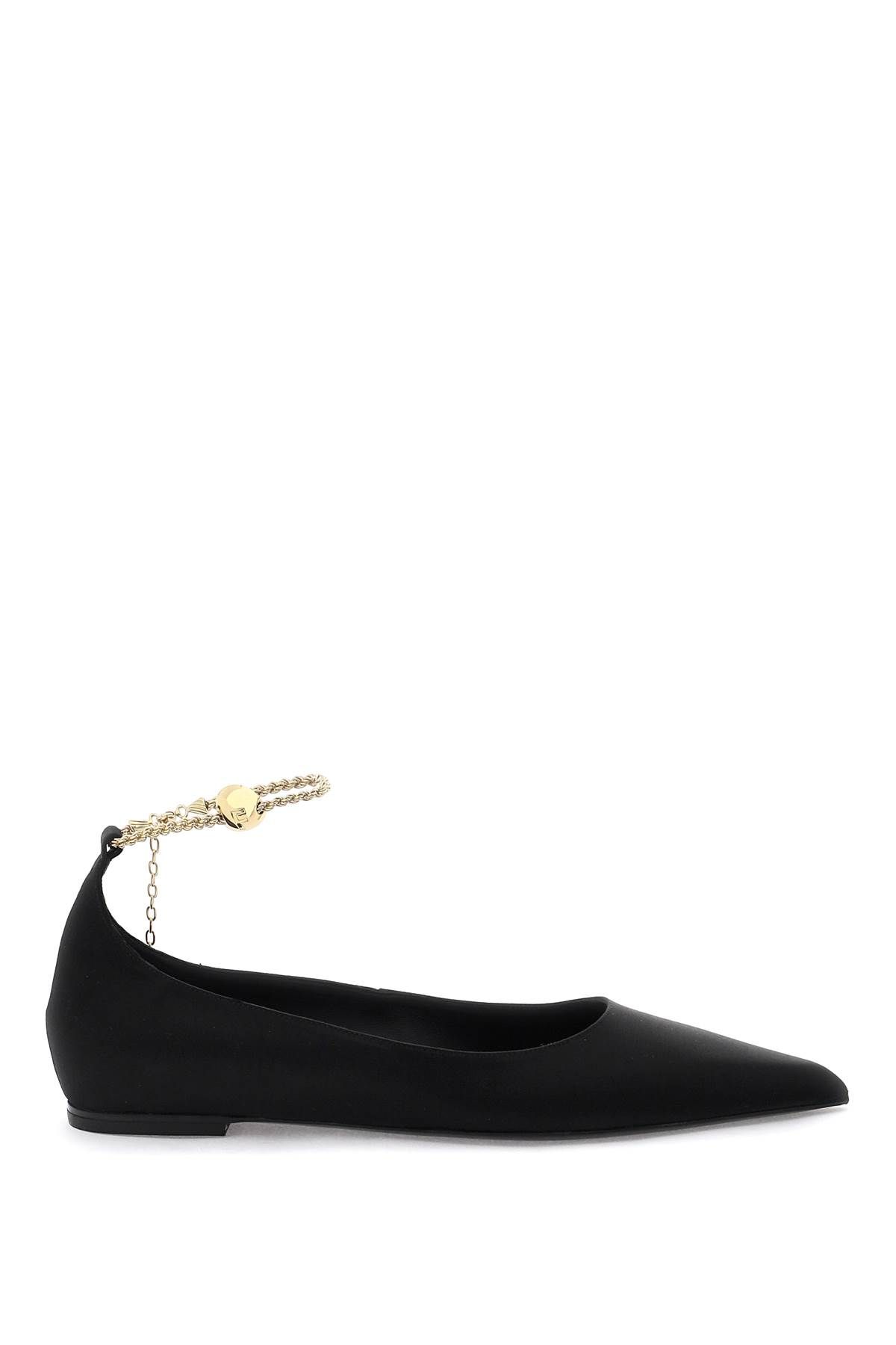 Ferragamo FERRAGAMO ballet flats with ankle chain