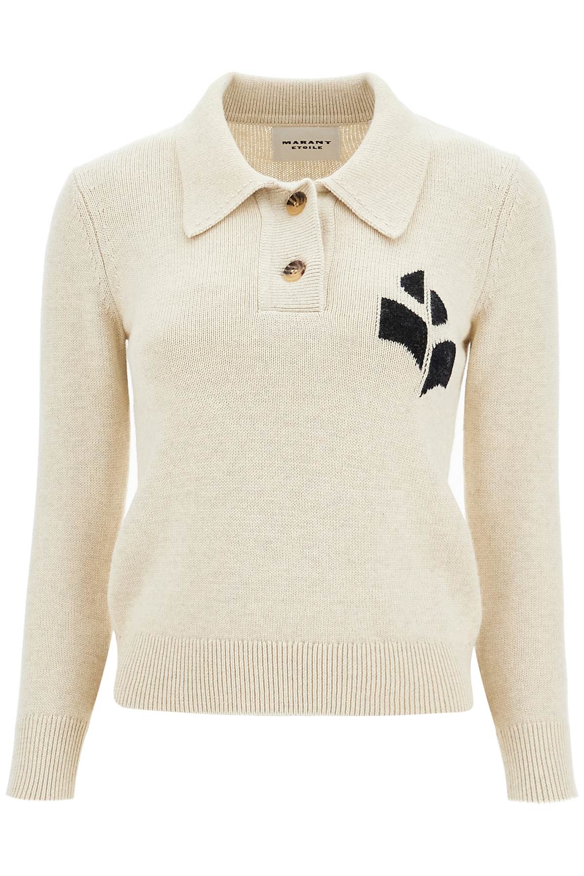 Isabel Marant Étoile ISABEL MARANT ETOILE cotton and wool nola polo pullover