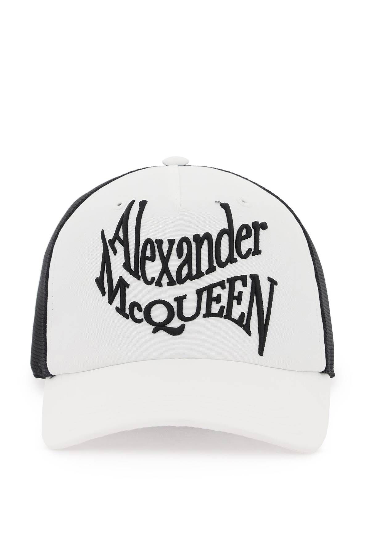 Alexander McQueen ALEXANDER MCQUEEN embroidered logo baseball cap with