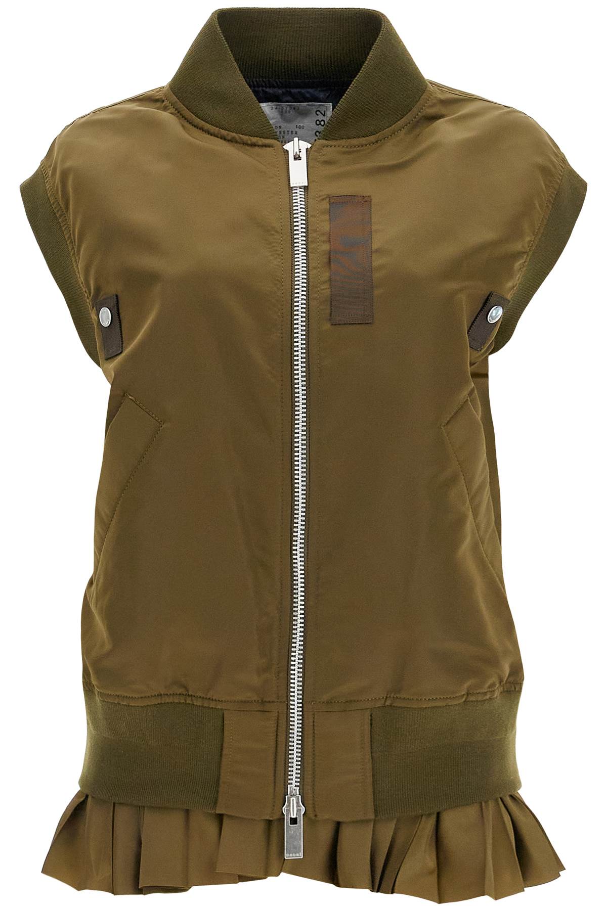 Sacai SACAI layered nylon vest for outdoor