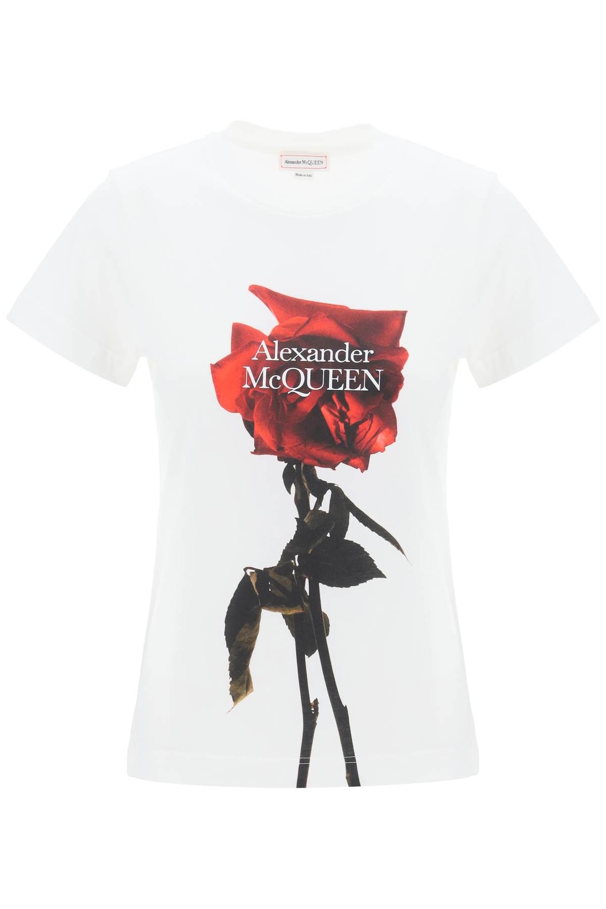 Alexander McQueen ALEXANDER MCQUEEN shadow rose t-shirt