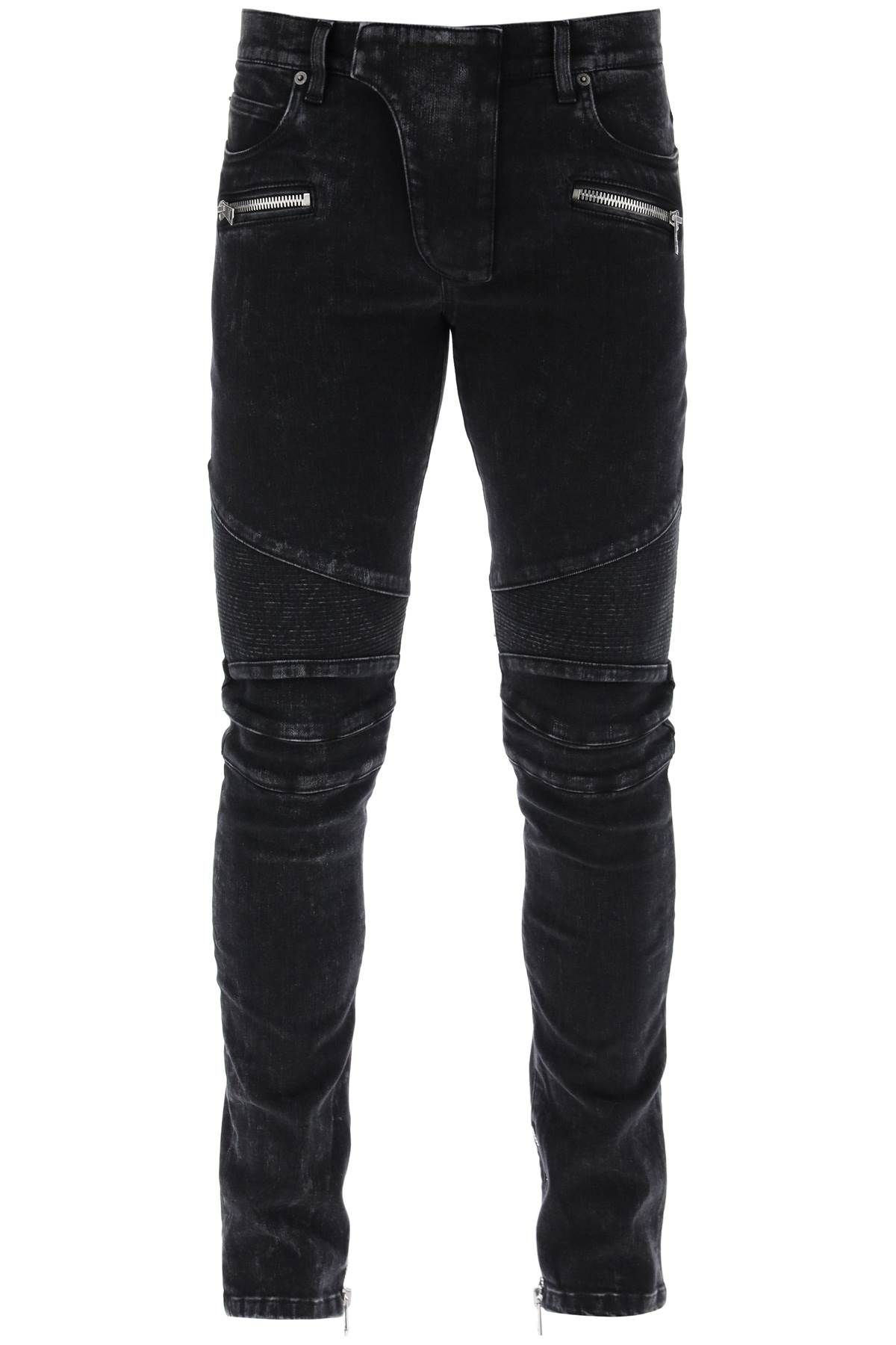 Balmain BALMAIN slim biker style jeans