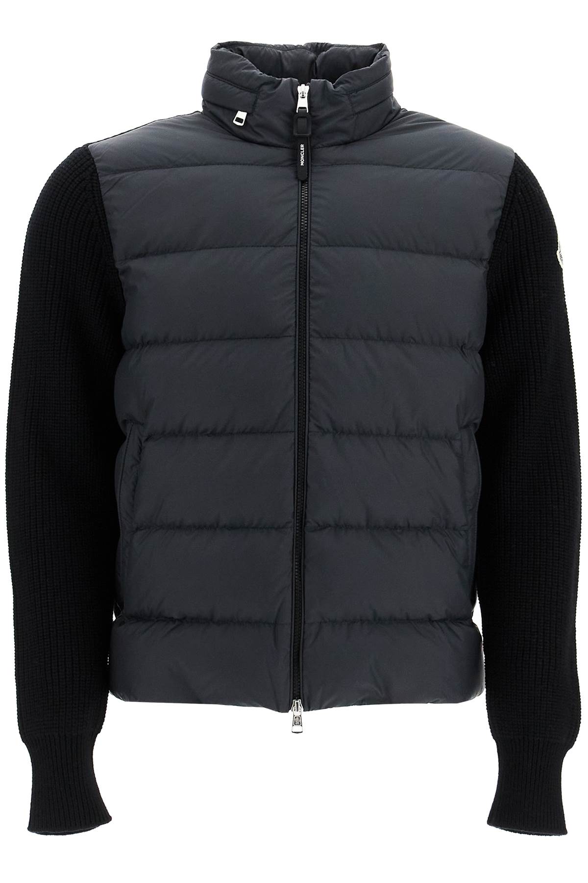 Moncler MONCLER wool blend hybrid cardigan