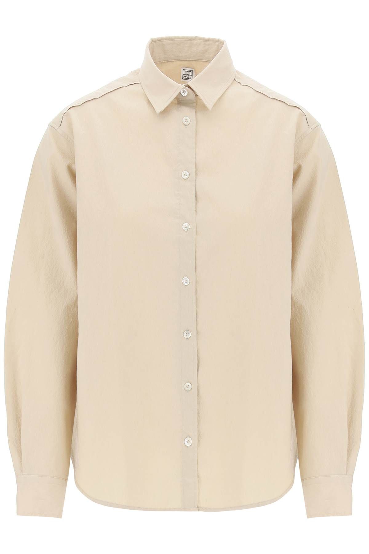 Toteme TOTEME "signature crinkled fabric shirt