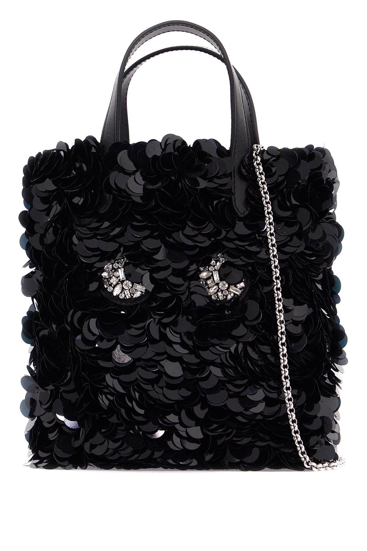 Anya Hindmarch ANYA HINDMARCH mini tote bag with sequin eyes design in