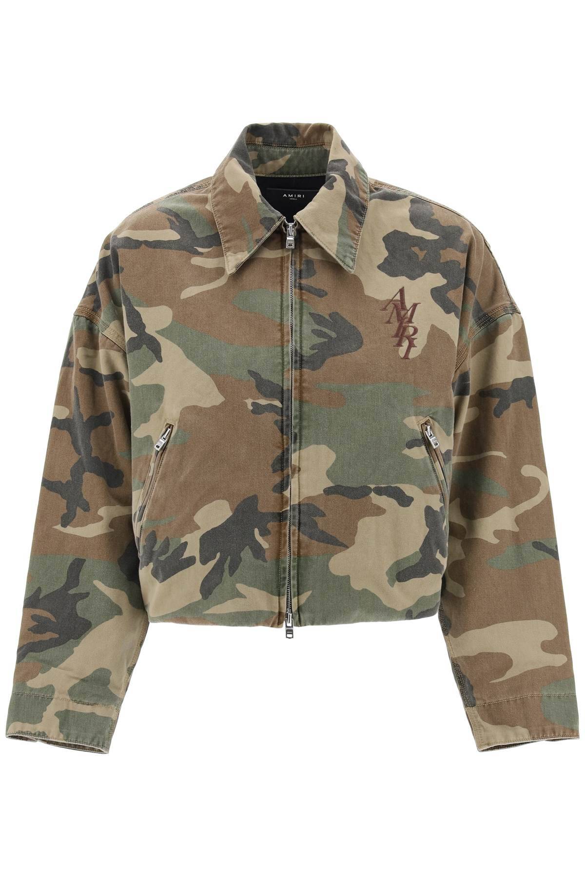 Amiri AMIRI "workwear style camouflage jacket