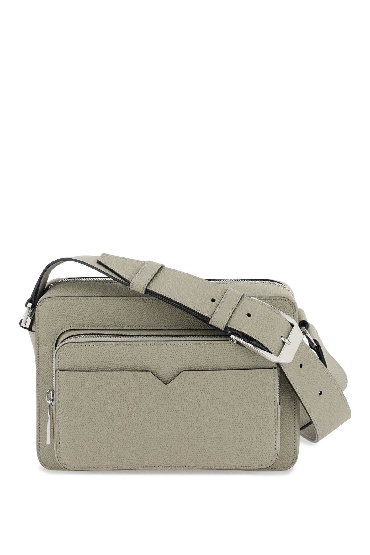 Valextra VALEXTRA v-line reporter crossbody bag