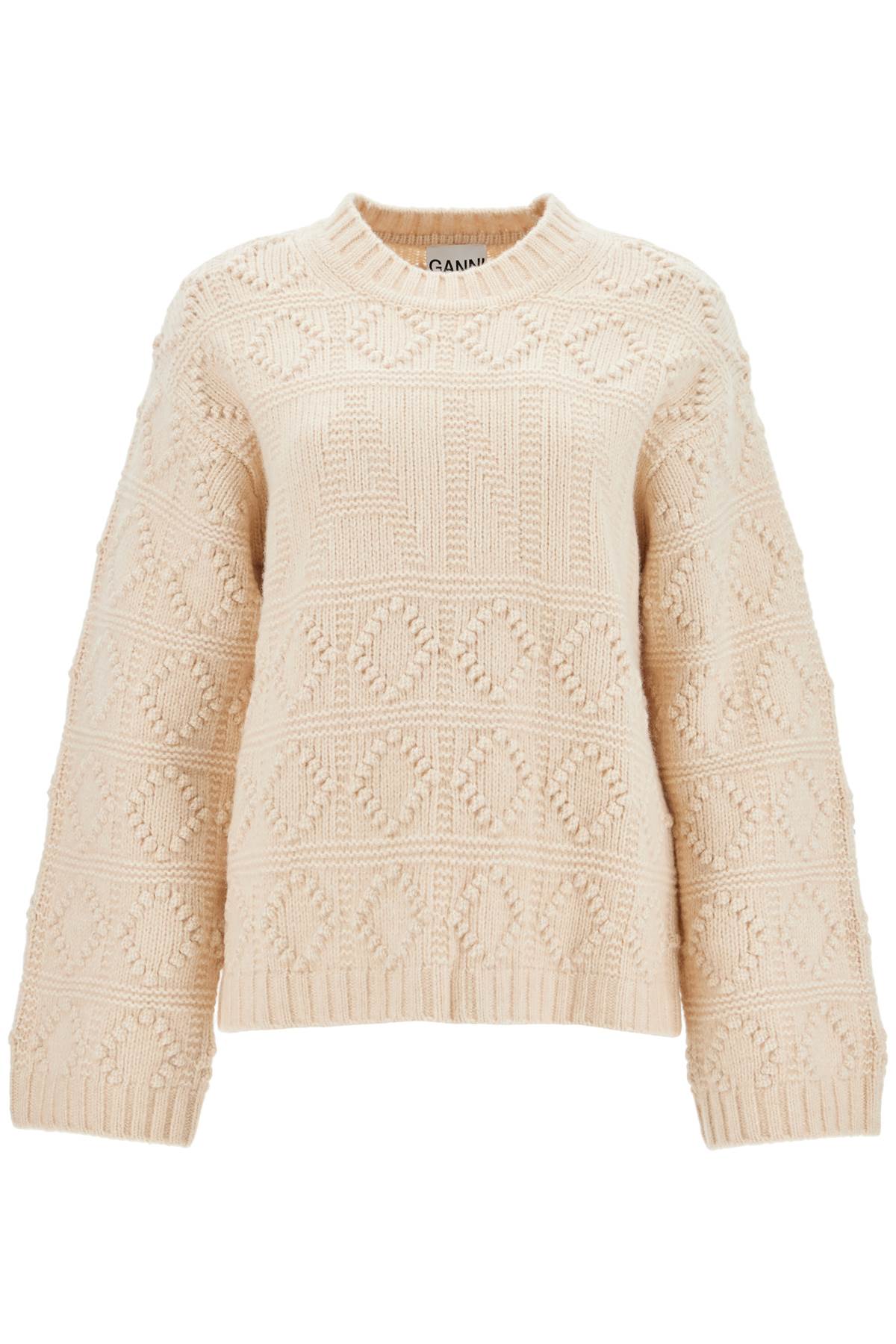 Ganni GANNI wool and cotton blend pullover