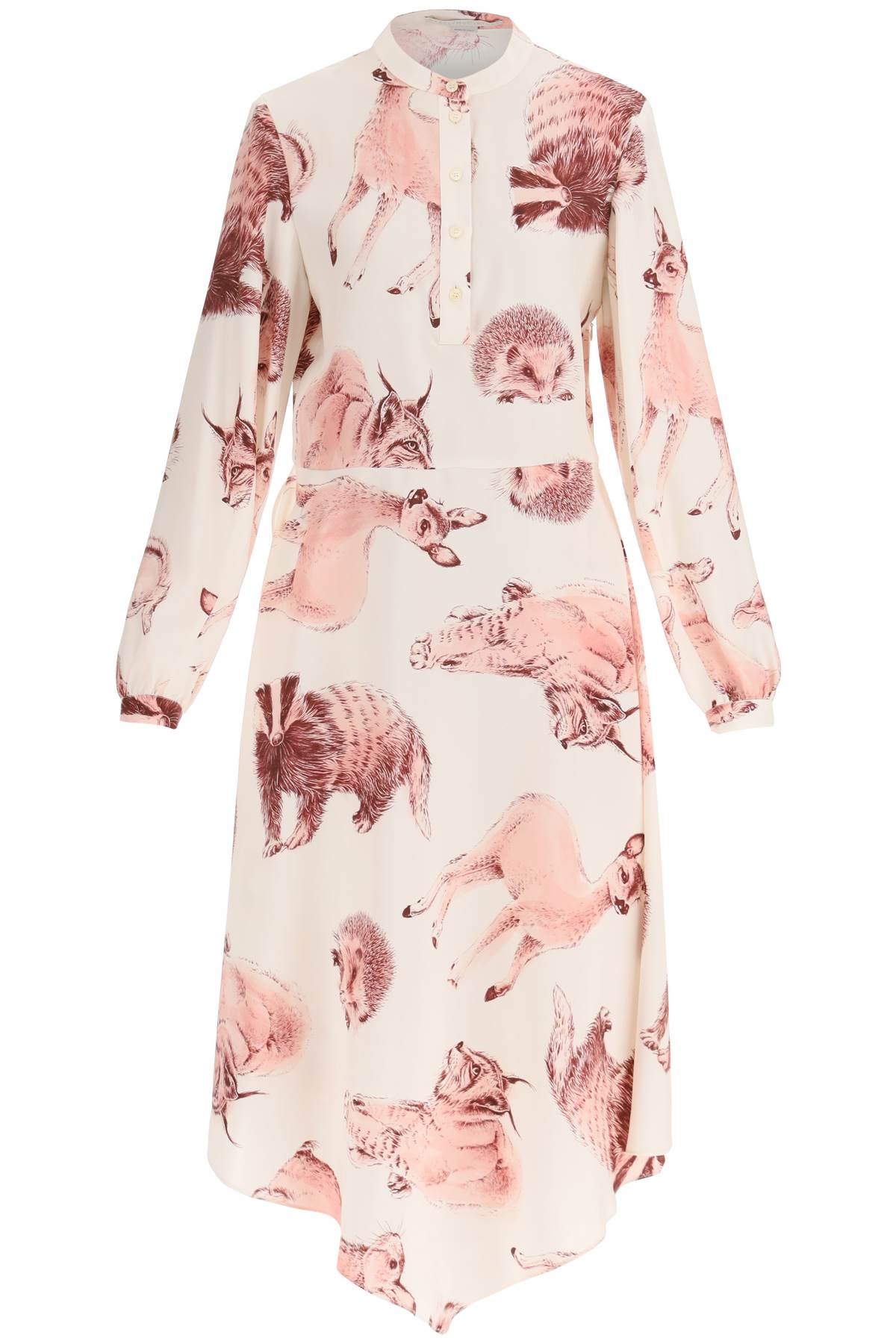 Stella McCartney STELLA McCARTNEY fauna rewild print shirt dress