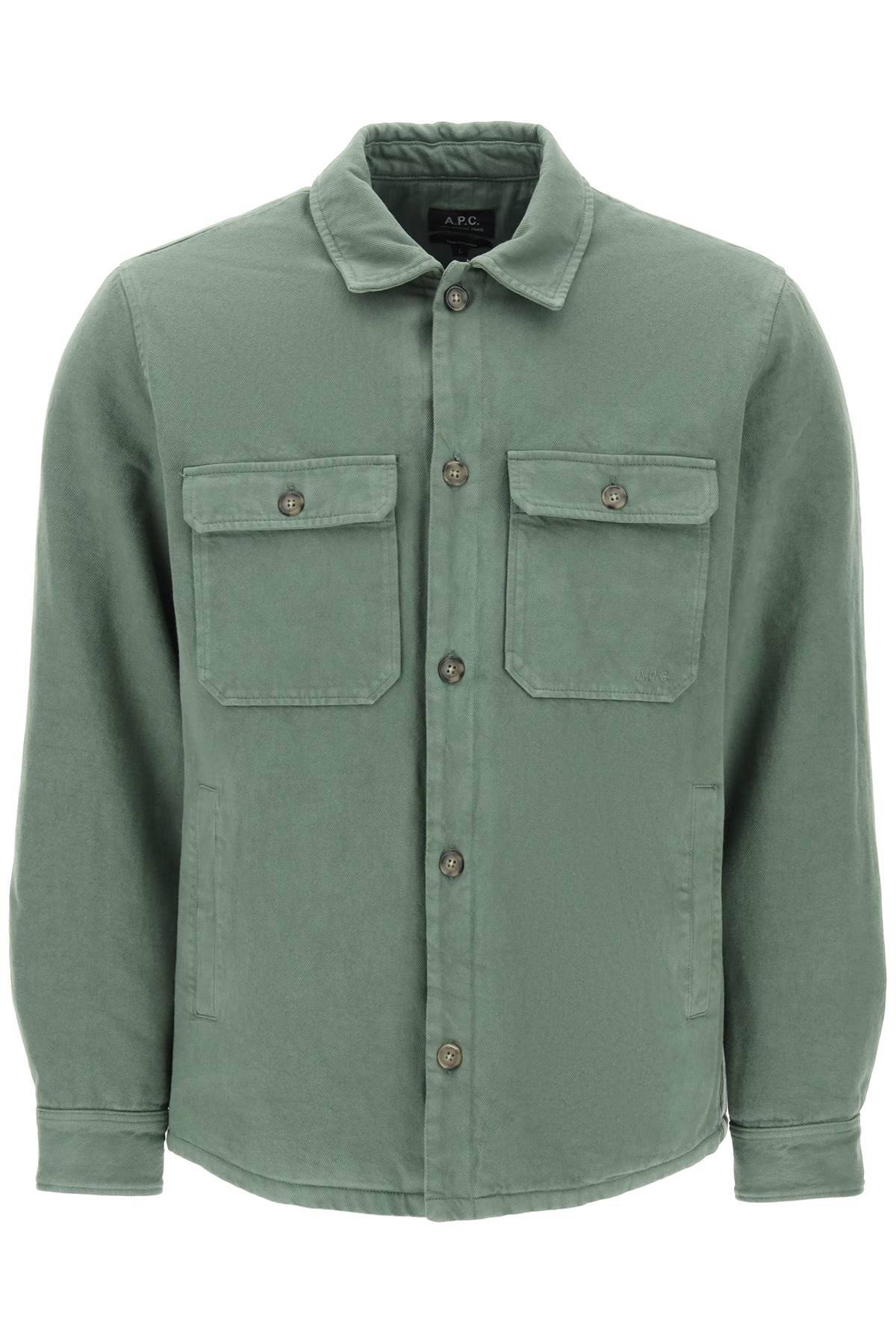 A.P.C. A. P.C. alessio padded overshirt