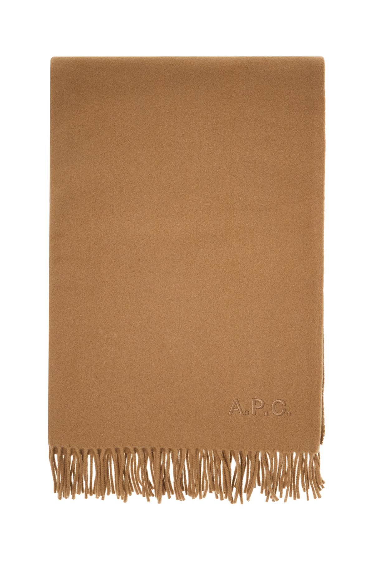 A.P.C. A. P.C. alix brodée wool scarf