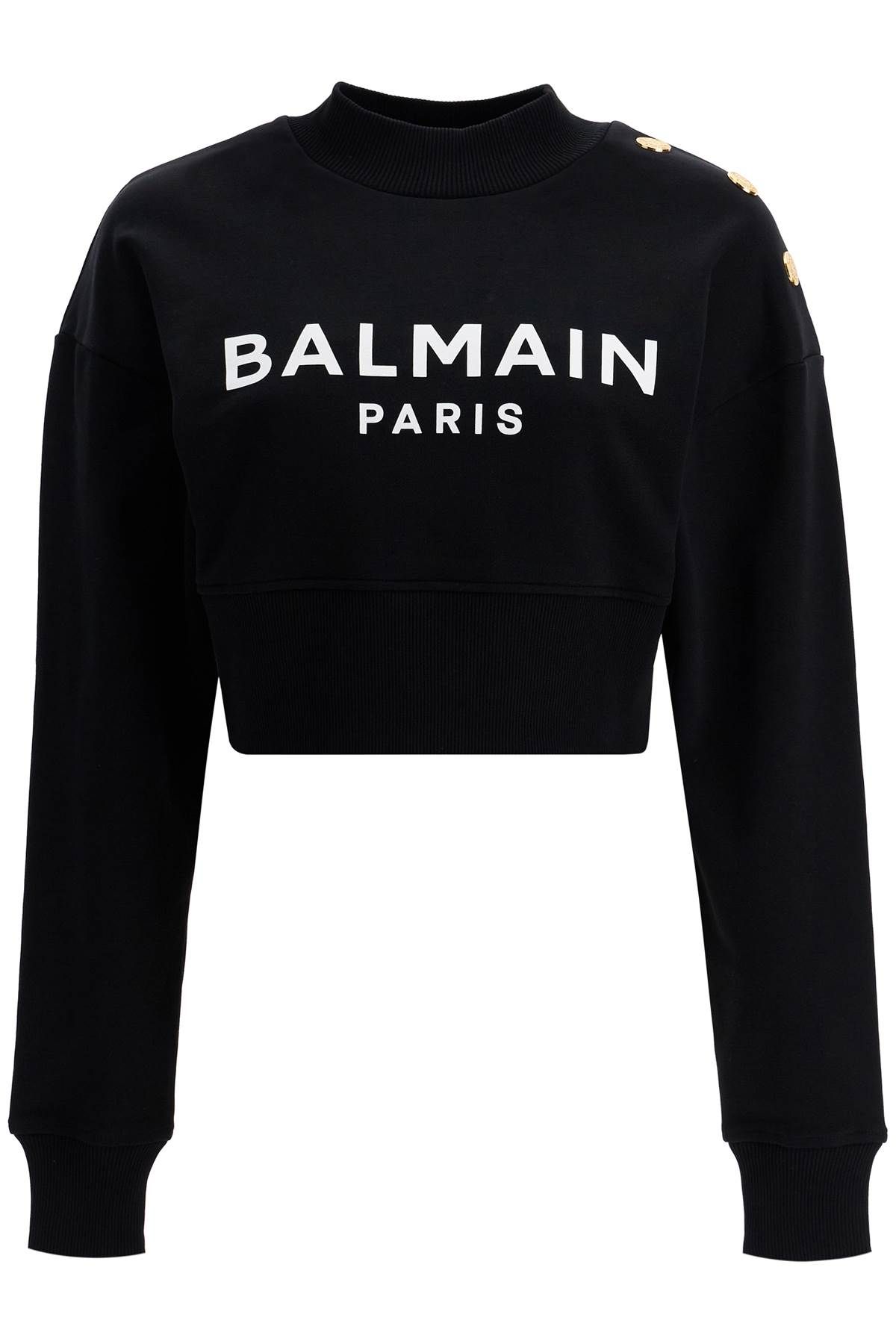 Balmain BALMAIN "cropped sweatshirt with buttons