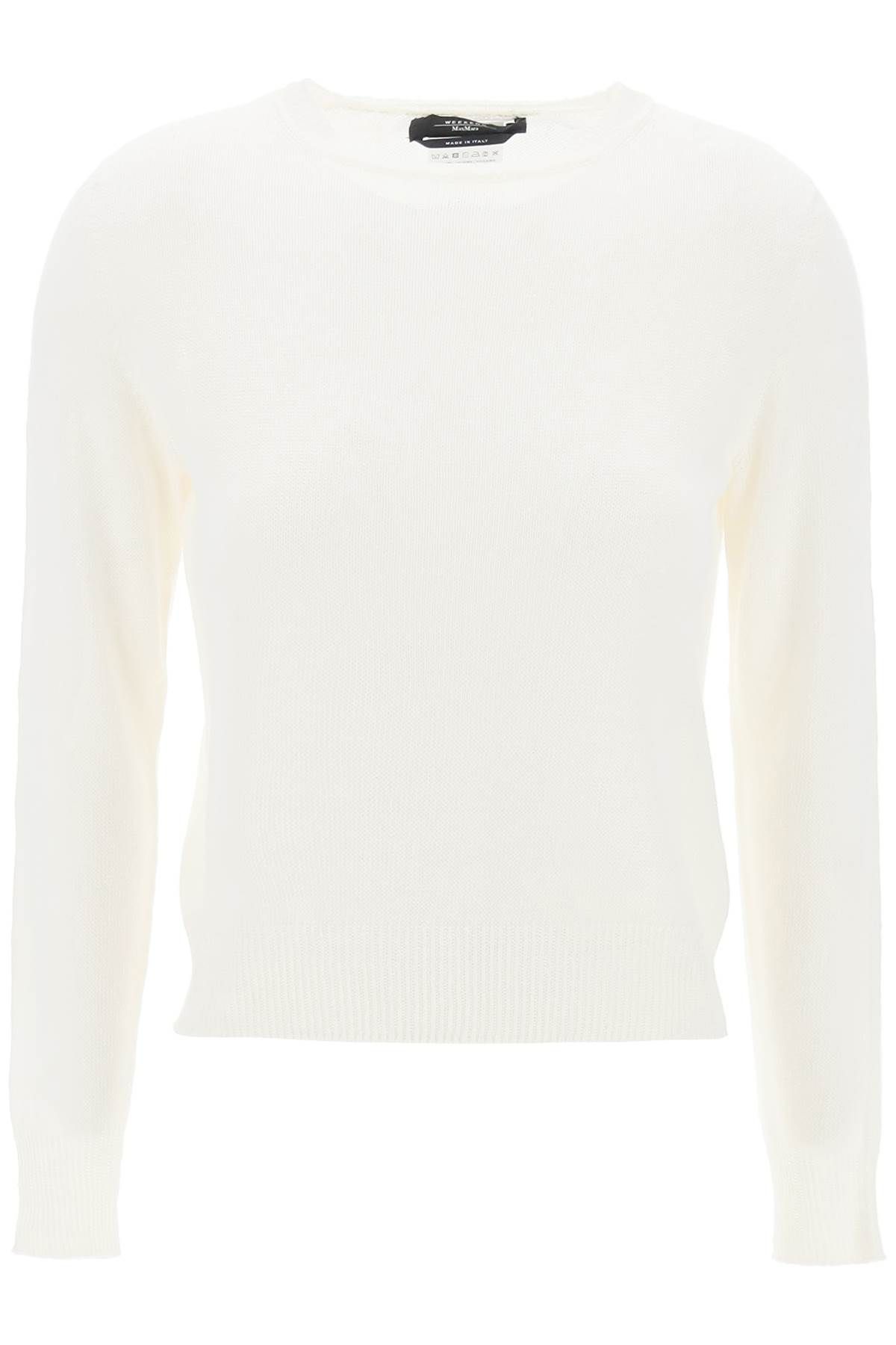 Weekend Max Mara WEEKEND MAX MARA aztec linen pullover sweater