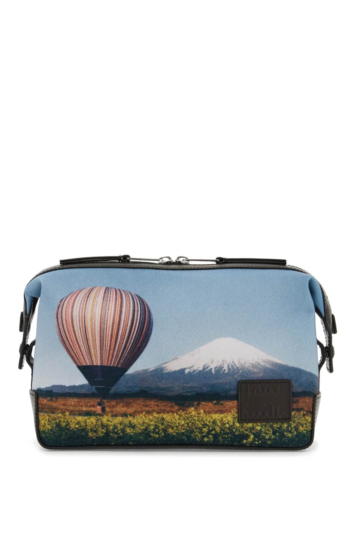 Paul Smith PAUL SMITH "mount fuji signature stripe balloon beauty case