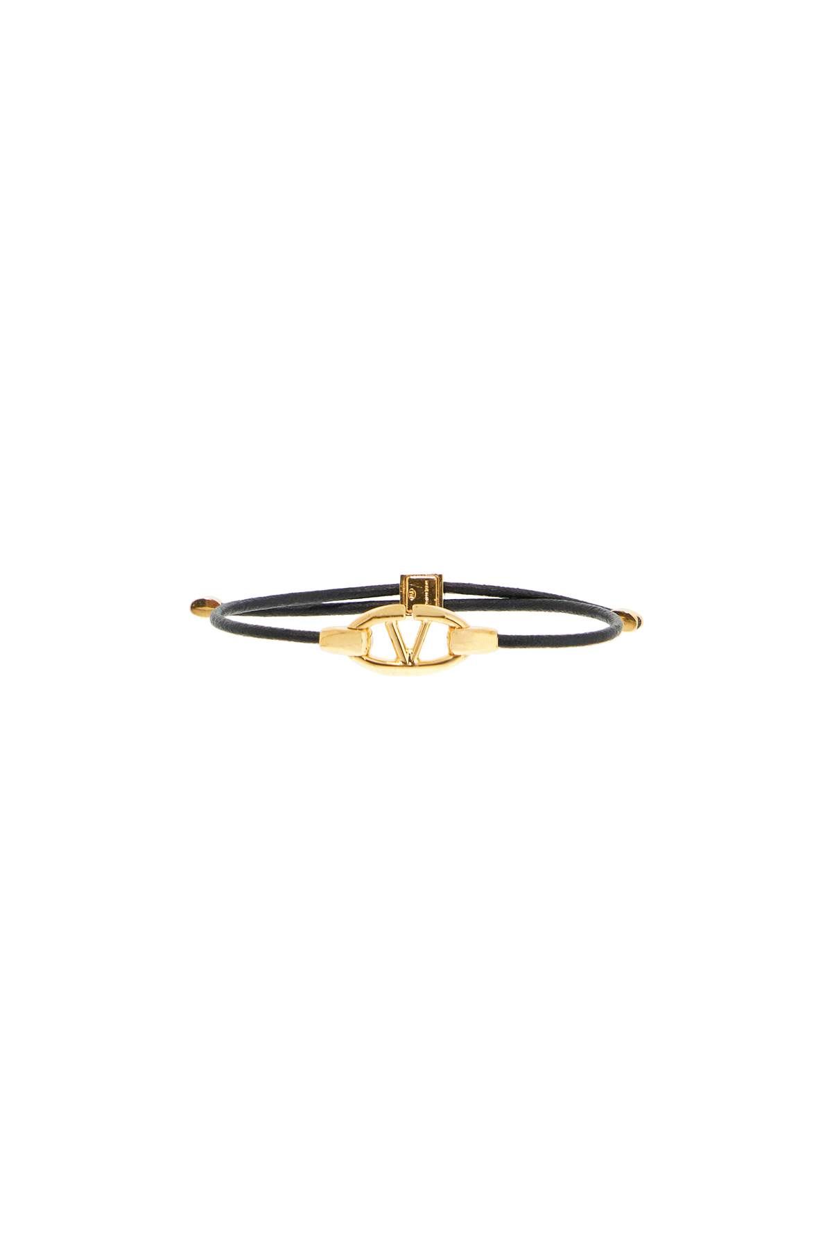 VALENTINO GARAVANI VALENTINO GARAVANI leather vlogo bracelet 'the bold