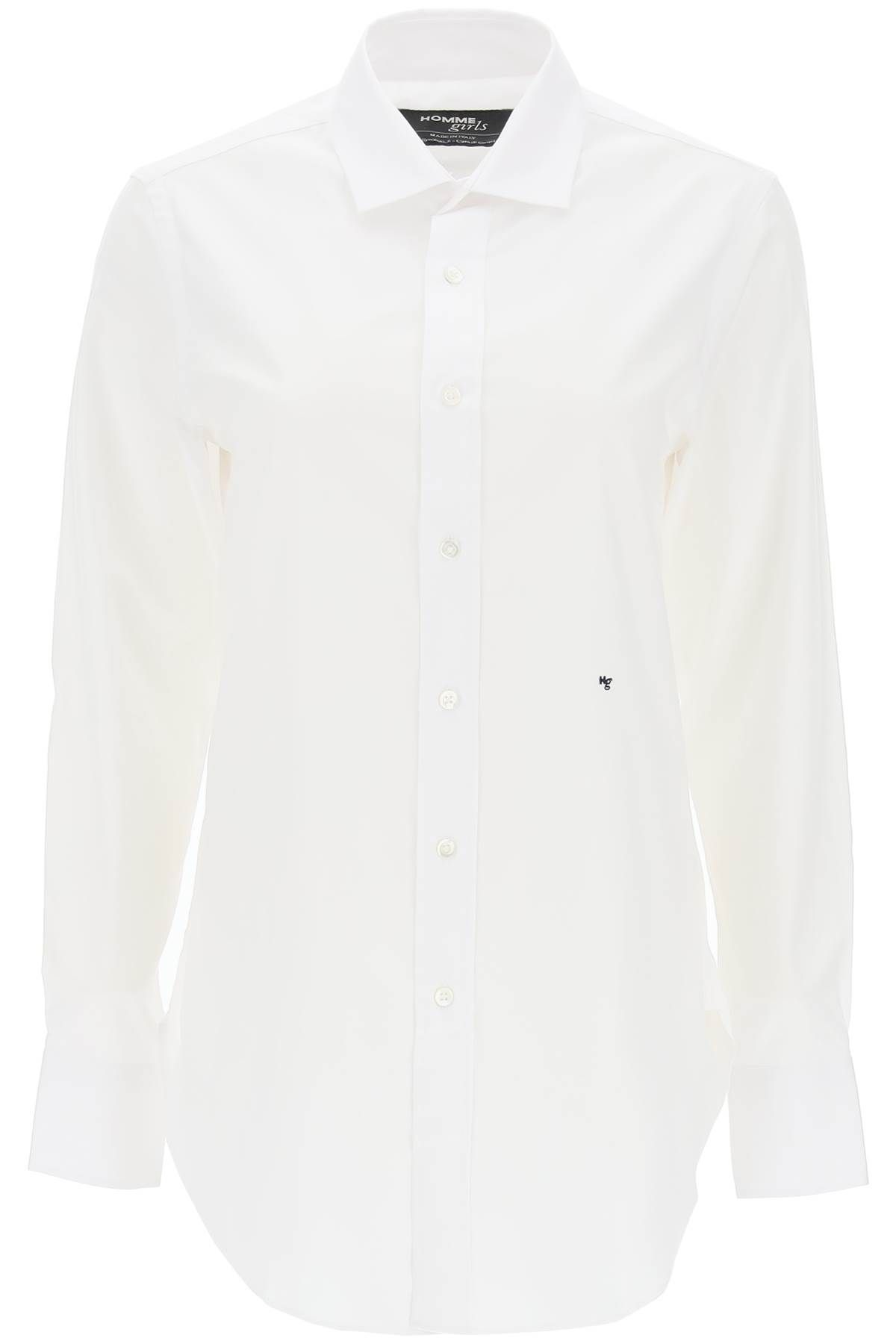  HOMME GIRLS cotton twill shirt