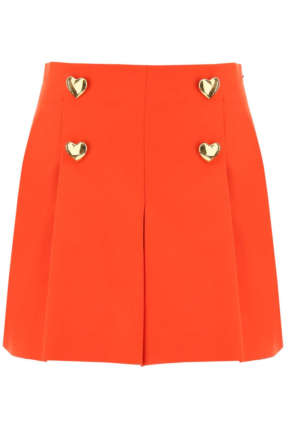 Moschino MOSCHINO shorts with heartshaped buttons