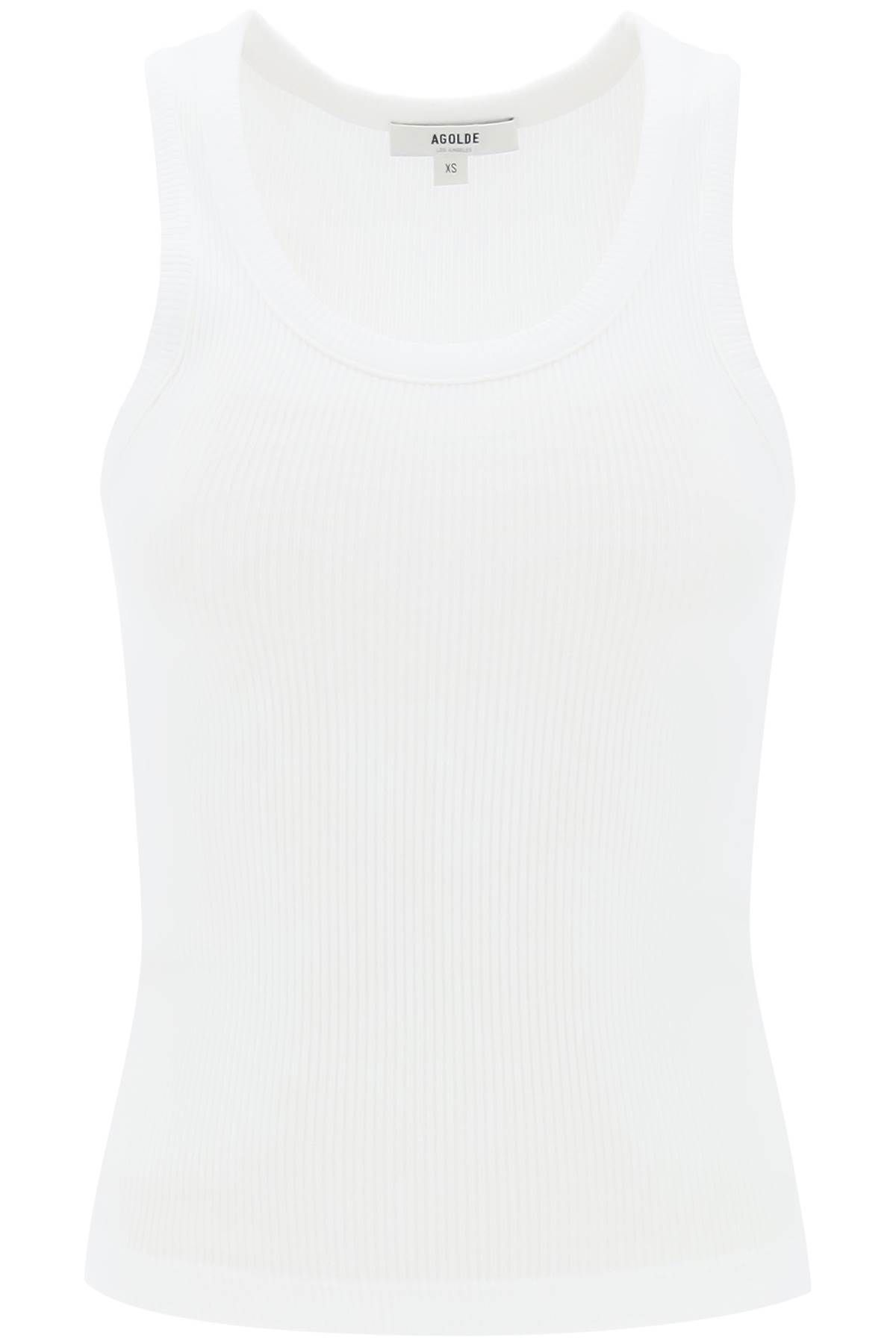 AGOLDE AGOLDE poppy ribbed tank top