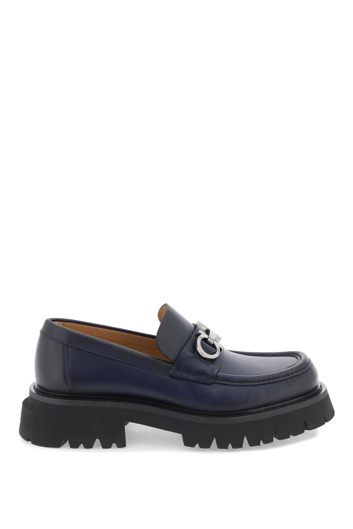 Ferragamo FERRAGAMO gancini loafers with chunky sole